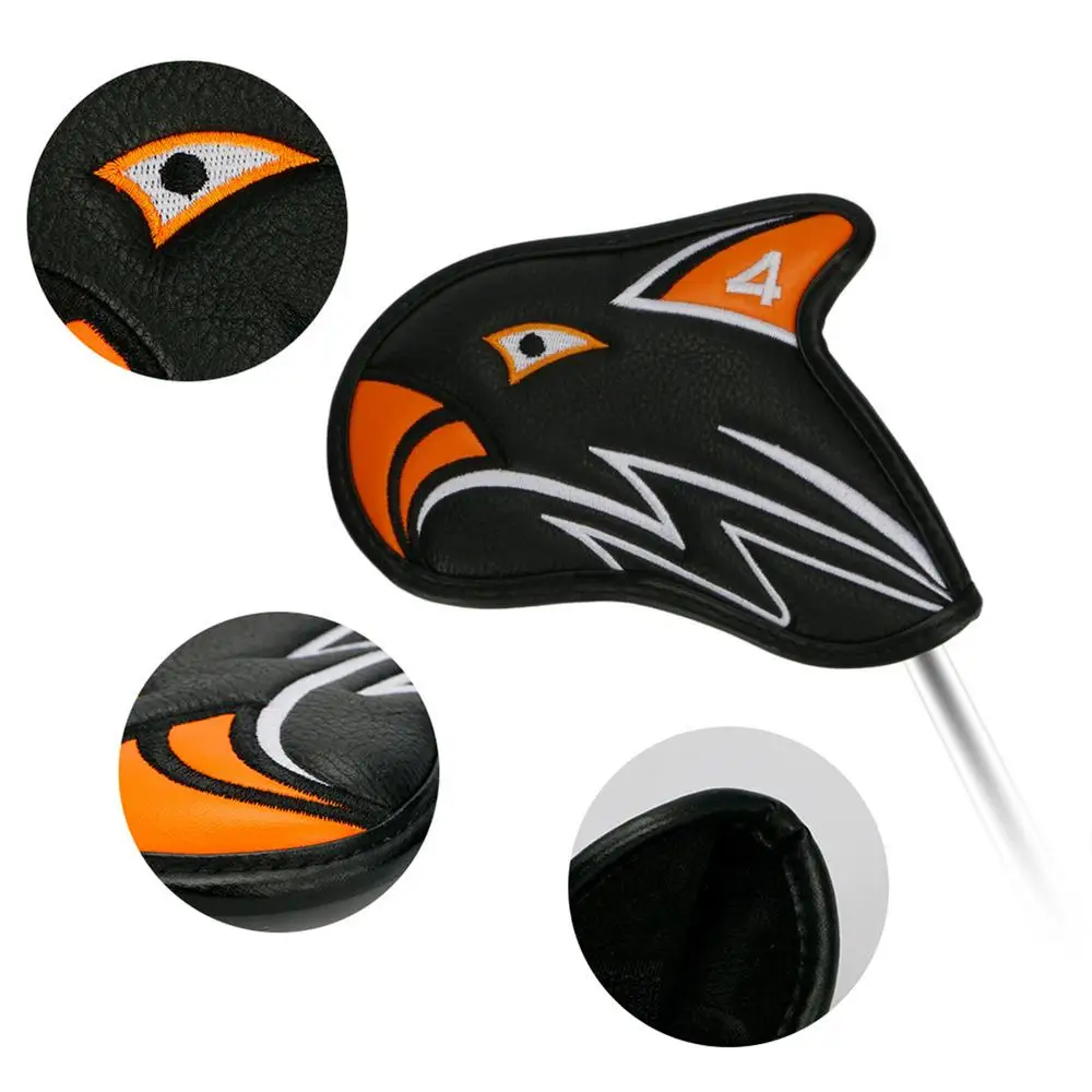 Iron Covers For Golf Clubs Golf Hybrid Headcover 11pcs Protective Club Covers Waterproof Golf Protective Head Cover With Number