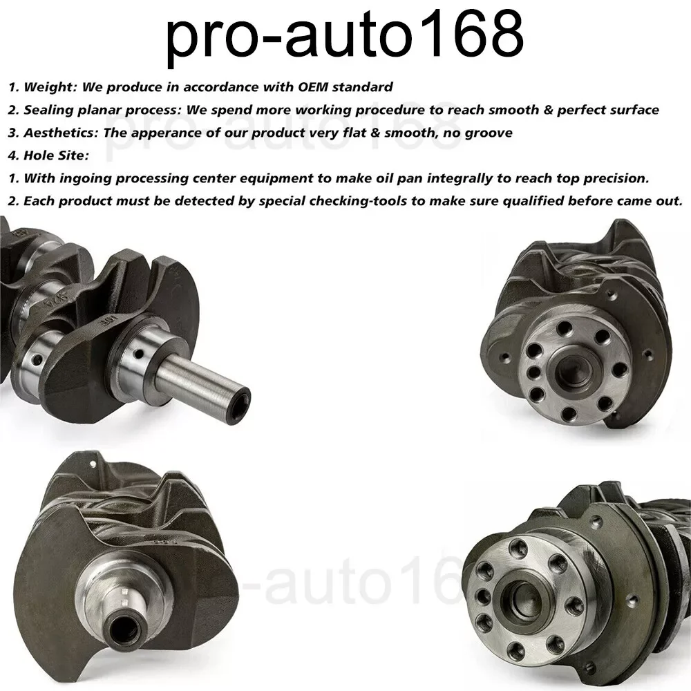 Carbole Engine Crankshaft For Hyundai Sonata Tucson Kia Forte Optima Sportage Rondo 2.4L