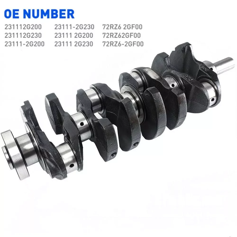 Carbole Engine Crankshaft For Hyundai Sonata Tucson Kia Forte Optima Sportage Rondo 2.4L
