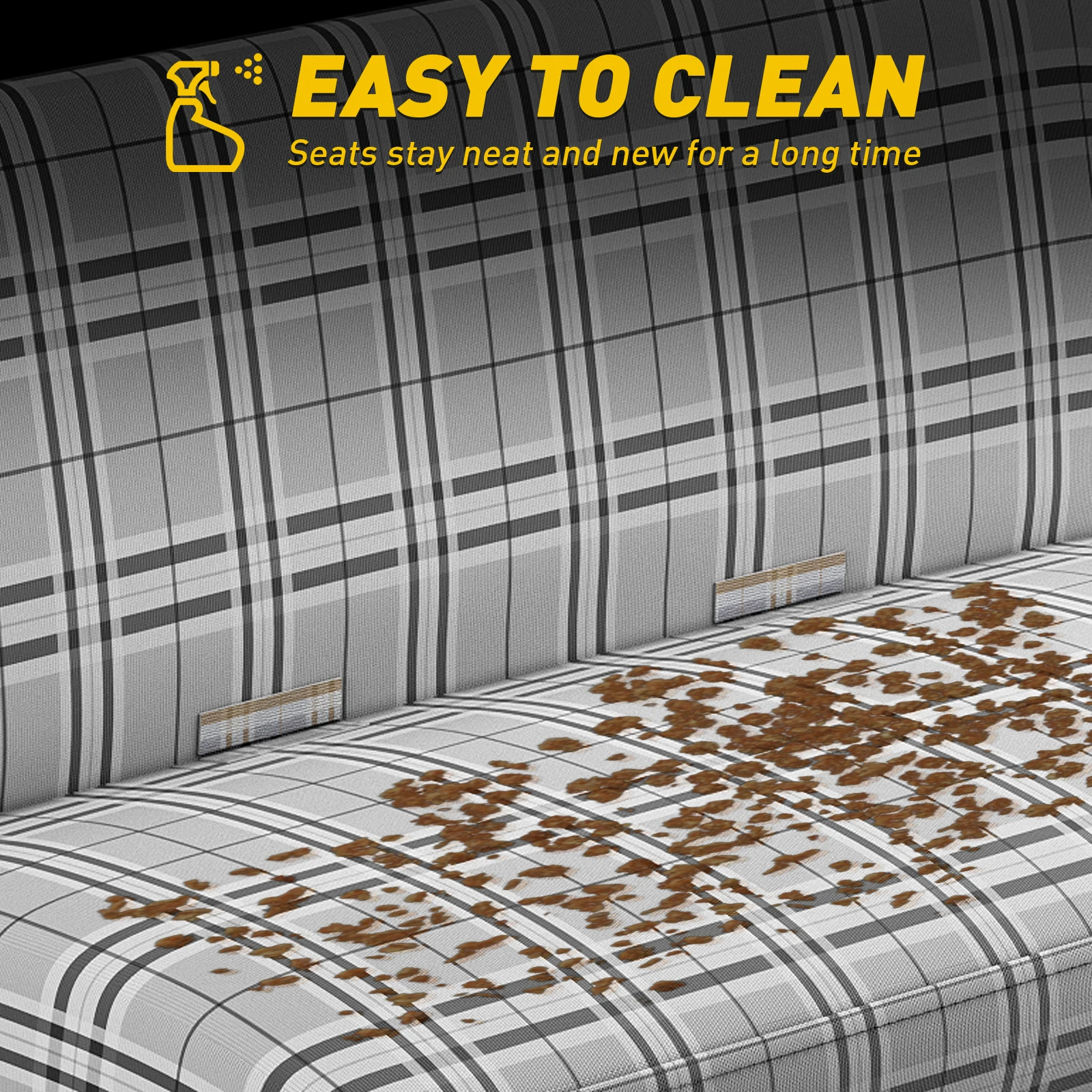 Navy Universal Car Seat Cover for Truck and Car Bench Seats That are One Piece and Durable for Long Lasting Protection