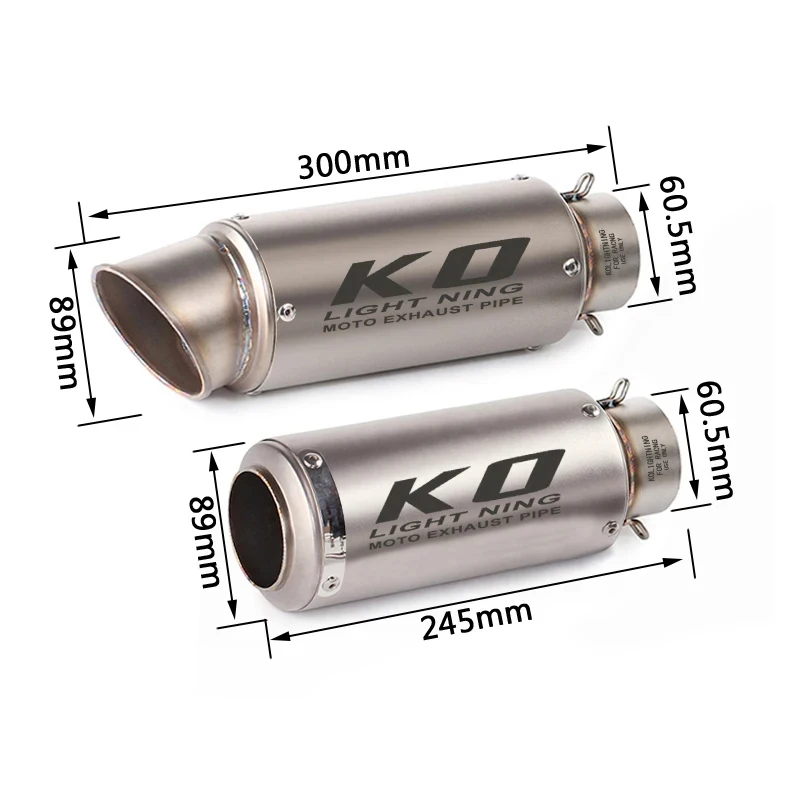 For Yamaha YZFR6 2006-2023 Motorcycle Exhaust Muffler Mid Pipe Link Tube Stainless Steel With Removable DB Killer Slip On