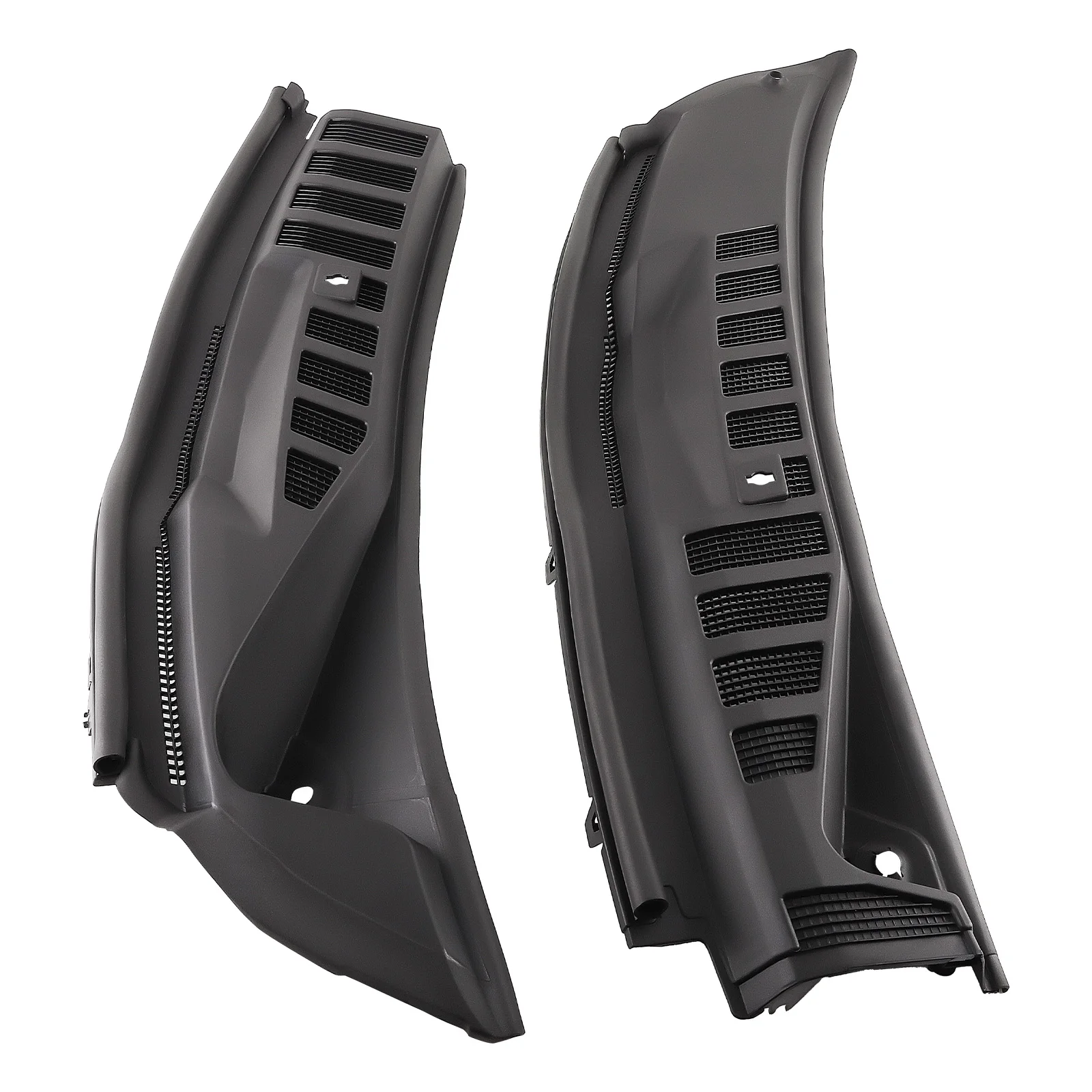 Windshield Wiper Cowl Panel Grille Set Top Cover Trim for Ford Super Duty F250 2017 2018-2020 2021 2022 HC3Z-25022A68-AA