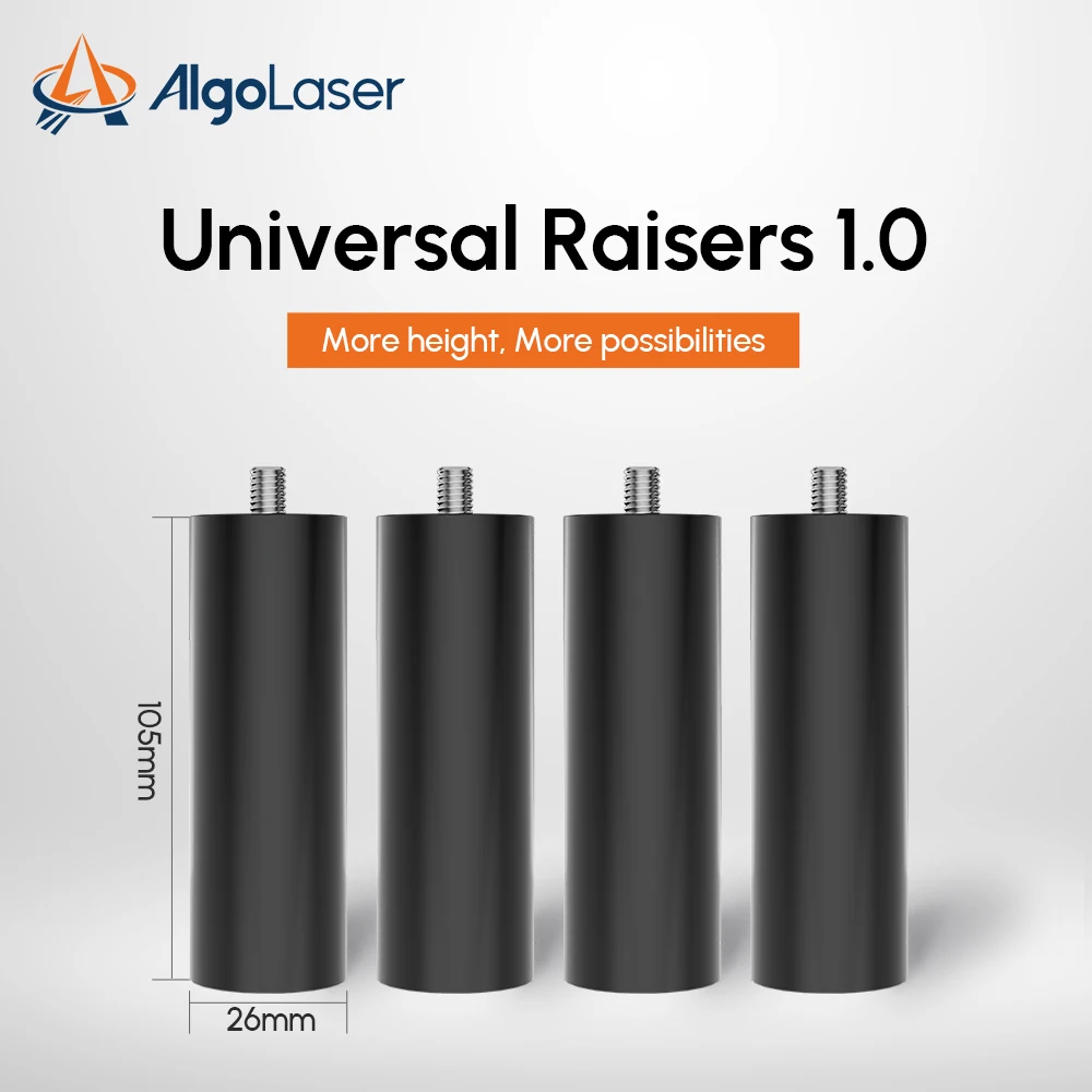 AlgoLaser Accessory Laser Engraver Rotary Roller Air Pump Raiser Feets Lightburn Camera Protection Cover Honeycomb Platform Part