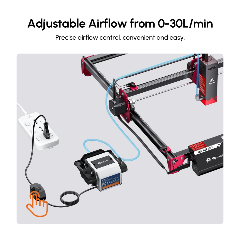 AlgoLaser Accessory Laser Engraver Rotary Roller Air Pump Raiser Feets Lightburn Camera Protection Cover Honeycomb Platform Part