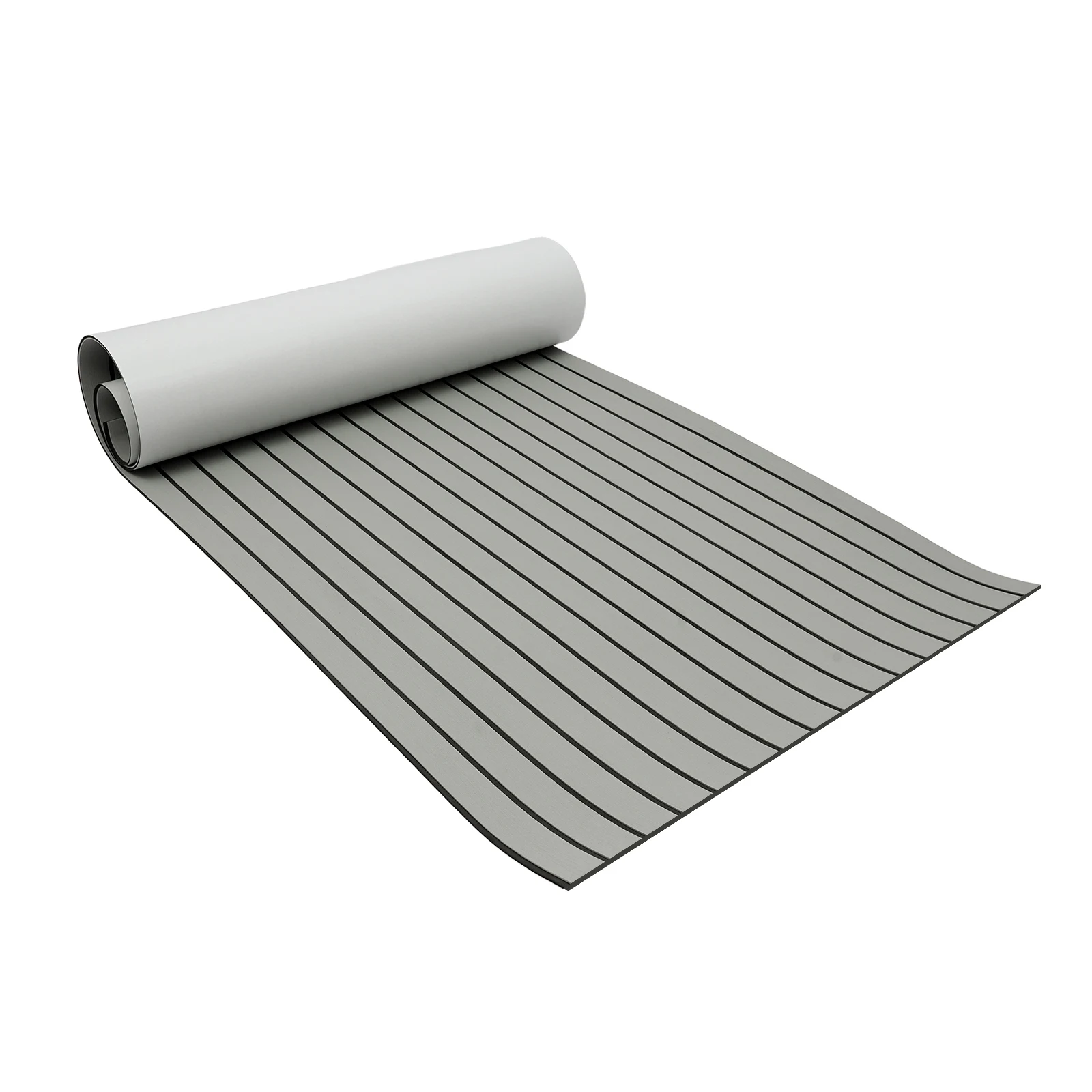 240×90x0.6cm EVA Foam Faux Teak Boat Deck Mat Decking Sheet Yacht Flooring Anti Skid Mat Self Adhesive Vehicle Pad