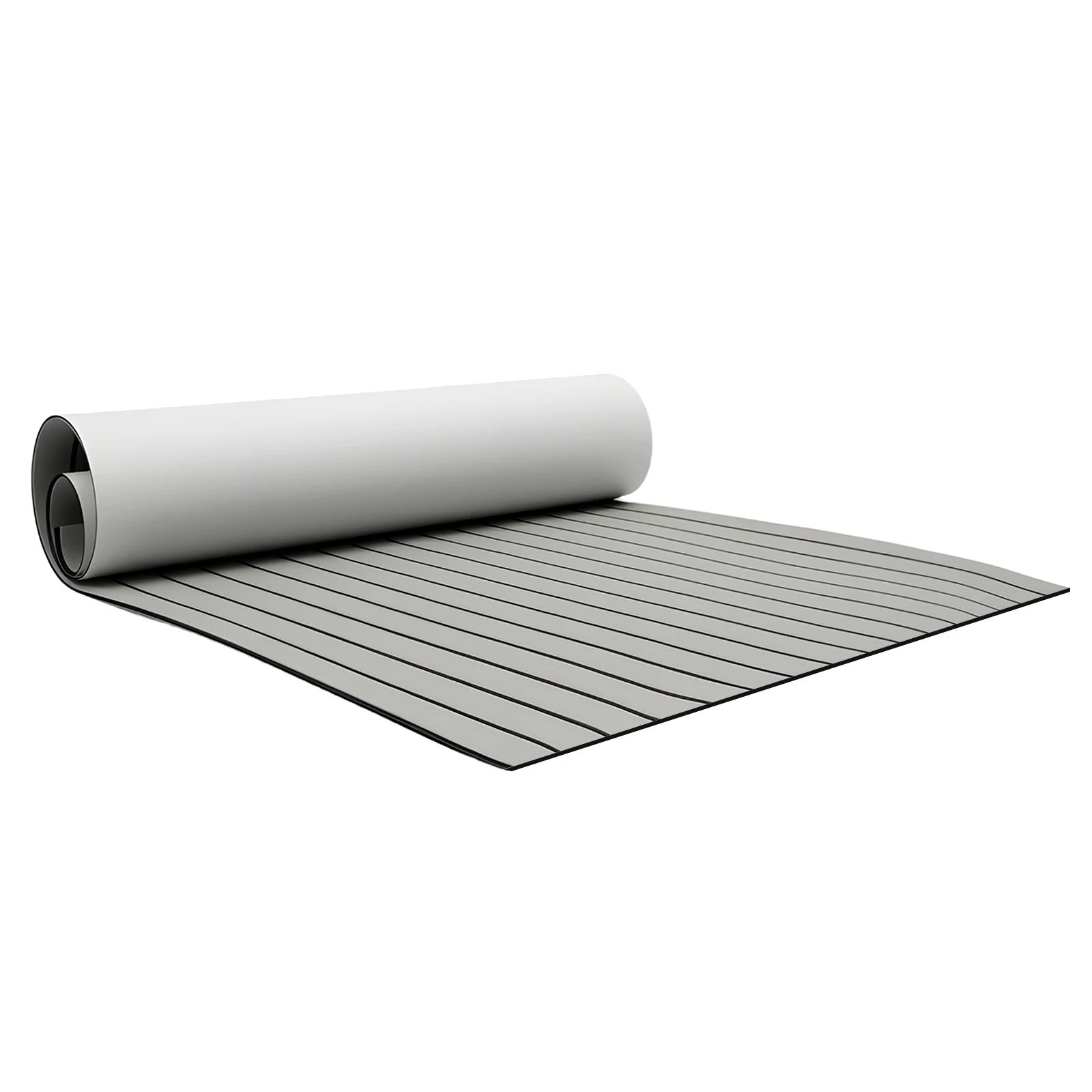 240×90x0.6cm EVA Foam Faux Teak Boat Deck Mat Decking Sheet Yacht Flooring Anti Skid Mat Self Adhesive Vehicle Pad