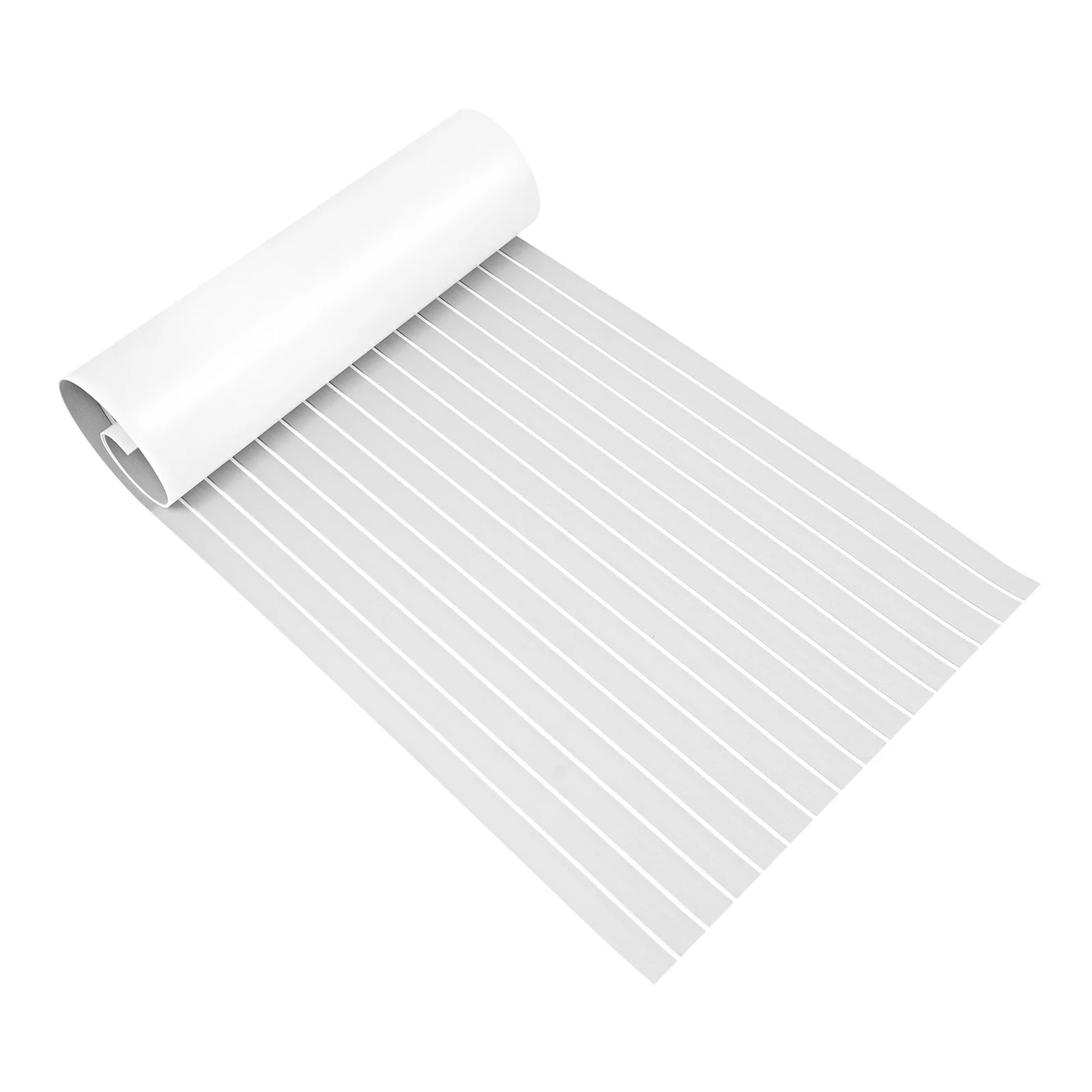 240×90x0.6cm EVA Foam Faux Teak Boat Deck Mat Decking Sheet Yacht Flooring Anti Skid Mat Self Adhesive Vehicle Pad