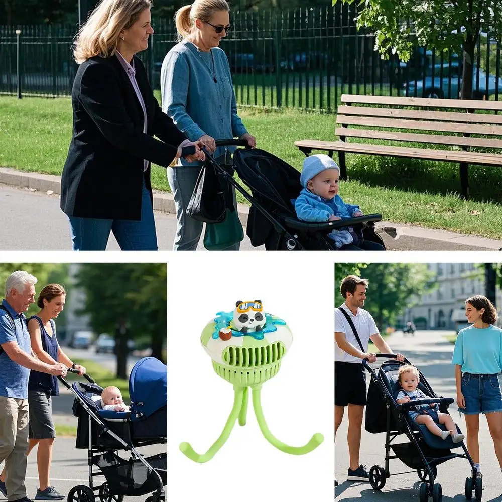 Baby Fan For Stroller And Car Seat 3 Speed Clip On Fan For Baby Carseat Quiet Pram Cooling Accessories For Toddler Outdoor