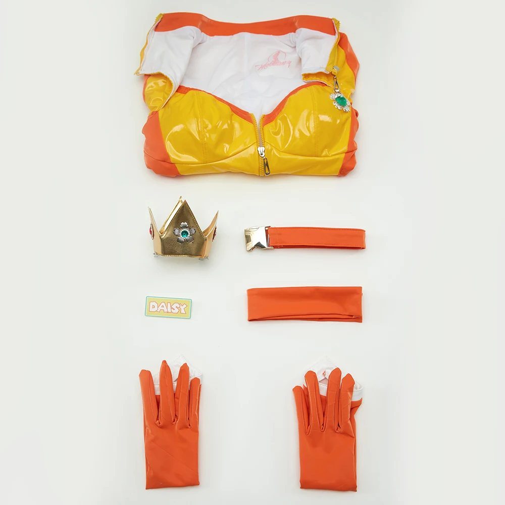 USA Stock MOBBUNNY Women Princess Derivative Lingerie Set Racing Suit Striped Cutout Bodysuit with Belt Gloves Cosplay Costume