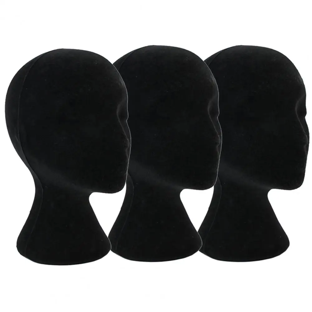 1Pc Female Head Model, Multi-purpose Foam Mannequin Head, Lightweight Wigs Hats Jewelry Display Stand for Clothes Store Showroom