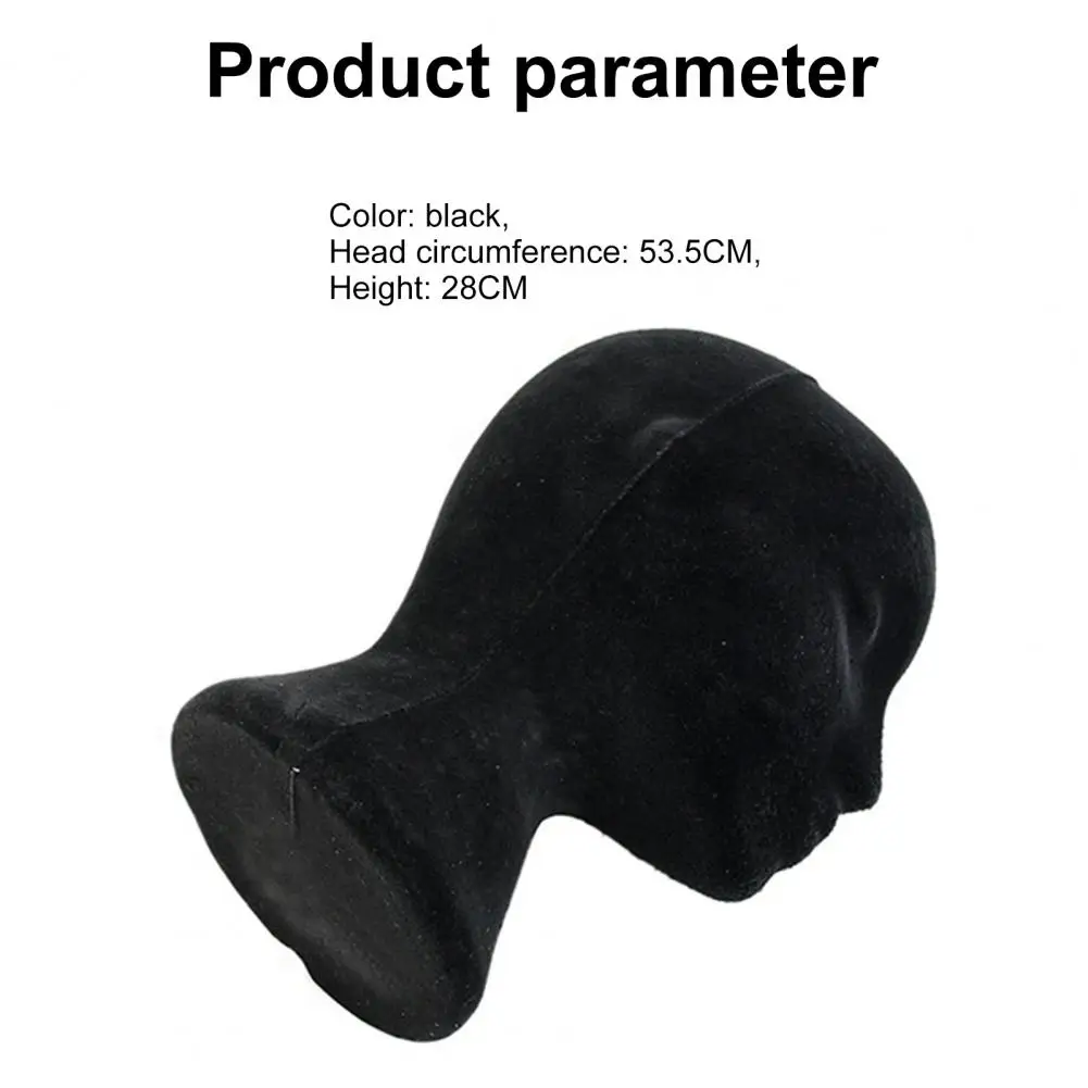 1Pc Female Head Model, Multi-purpose Foam Mannequin Head, Lightweight Wigs Hats Jewelry Display Stand for Clothes Store Showroom