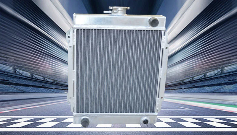 For Nissan DATSUN 1200 120Y Engine B110 B210 A12/T 1.2L 1970-1976 Aluminum Radiator & FAN MT 70 71 72 73 74 75 76 1971