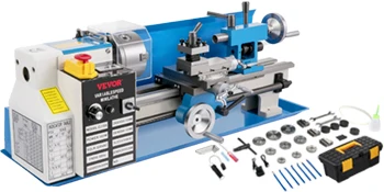 VEVOR Pro Leg Stretcher 220LBS Leg Stretch MachineMiniMetalLathe/7"X14Inch550WForThreadingMetalGearHigh-precision4-inchjawChuck