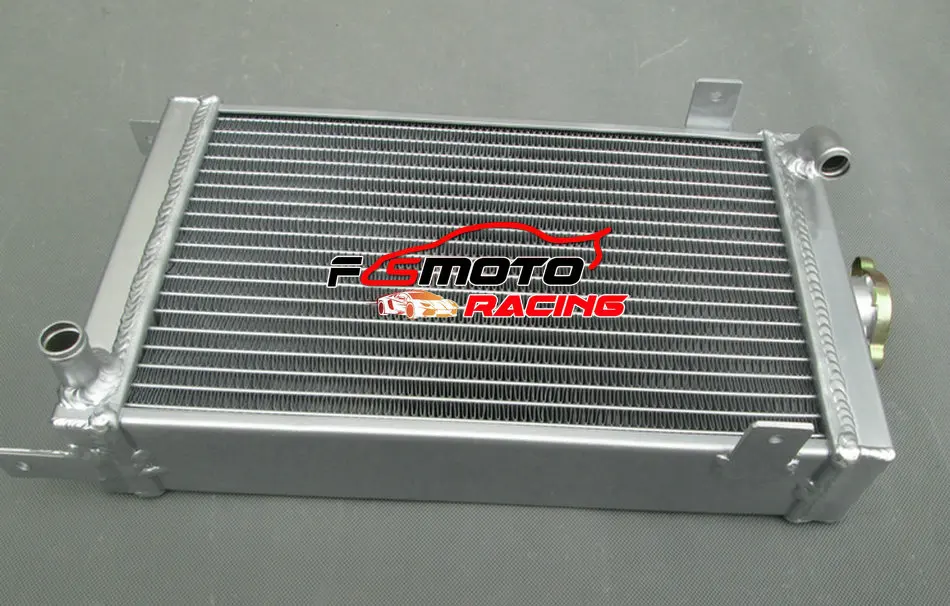 Aluminum Radiator+Fan FOR Go-Kart, Karting, Gearbox, Shifter Karts, Kart MT