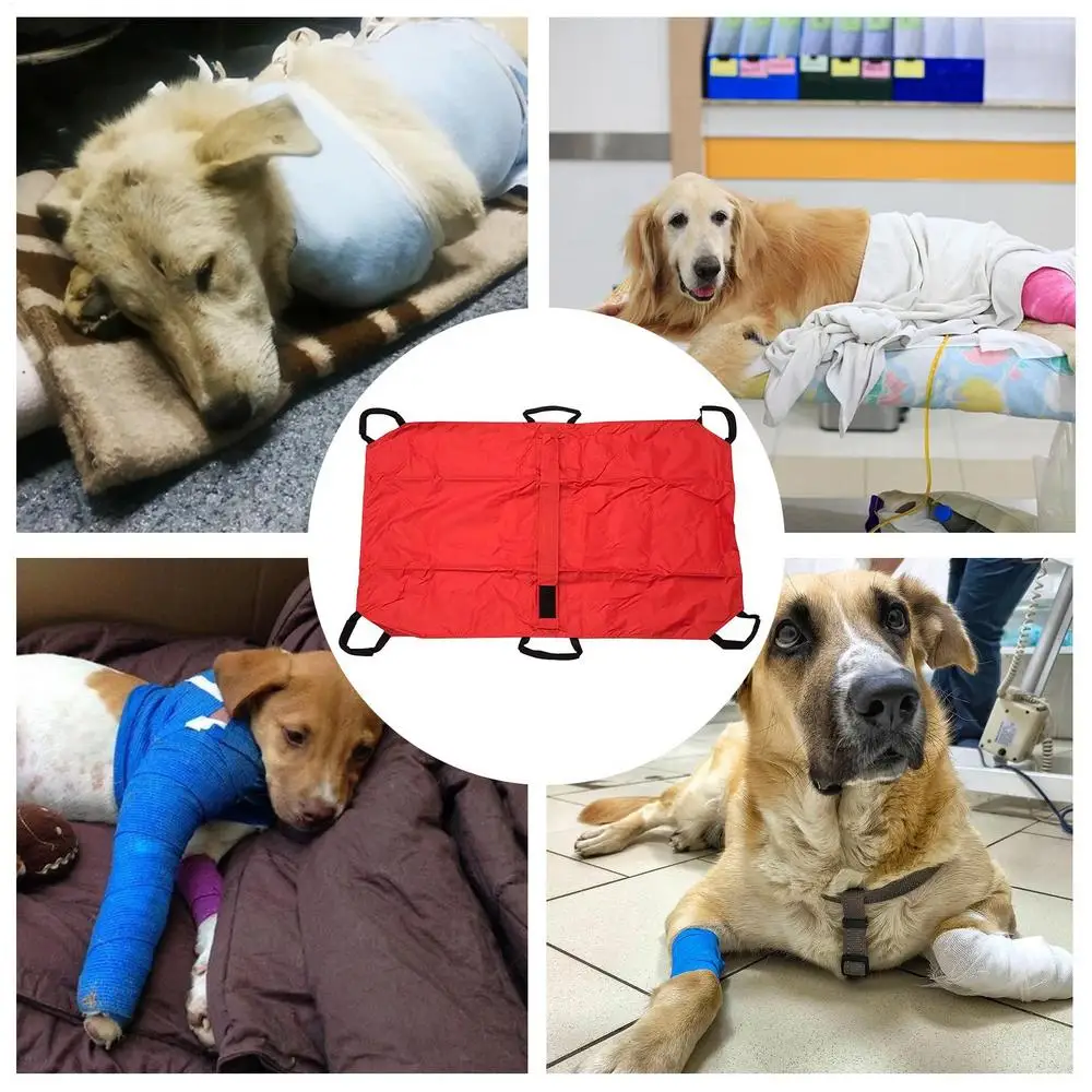 Dog Stretcher Carrier Animal Carrier Stretcher Multifunctional Foldable Design Patient Pet Transfer Rescue Tool With Safety