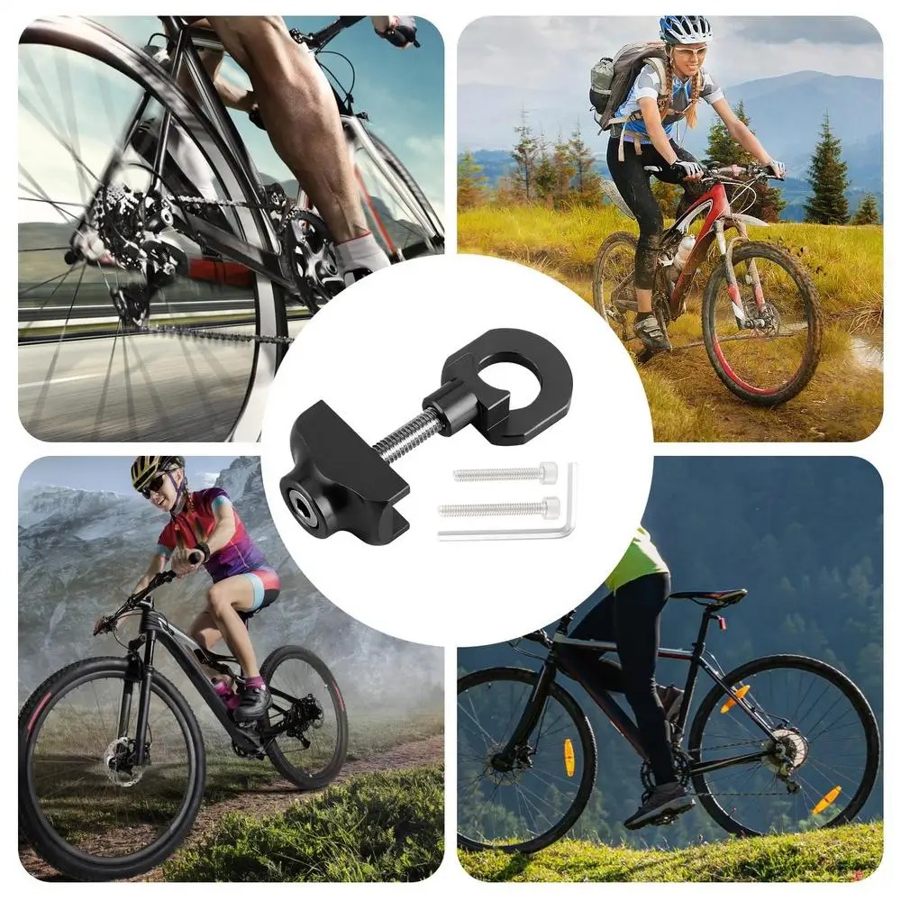 Chain Tensioner For Bike Portable Biking Chain Tensioner Portable Cycling Fastening Device For Women Men Improve Biking Safety