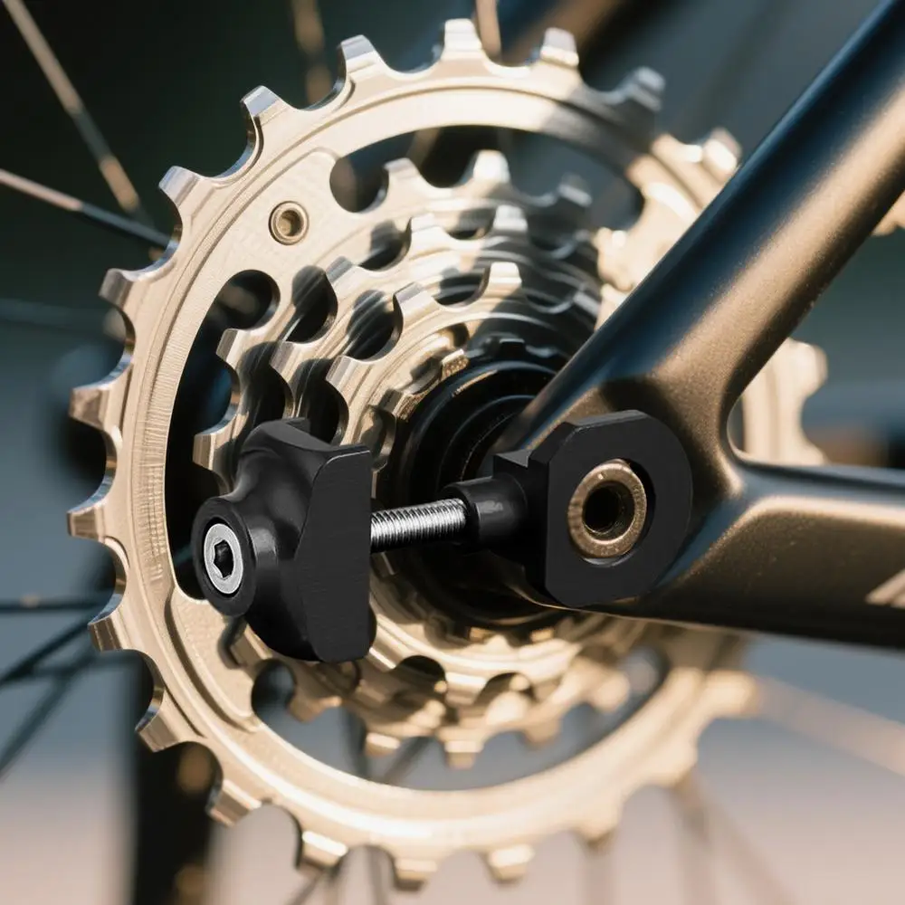 Chain Tensioner For Bike Portable Biking Chain Tensioner Portable Cycling Fastening Device For Women Men Improve Biking Safety