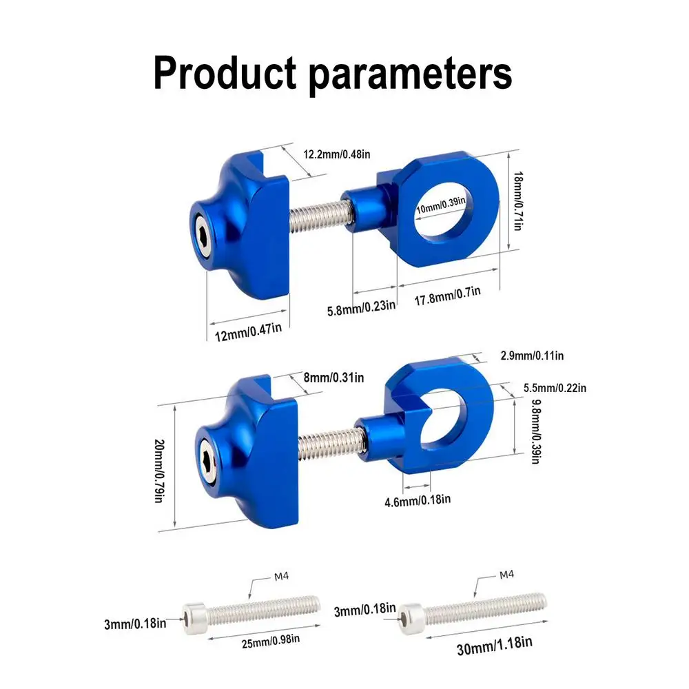 Chain Tensioner For Bike Portable Biking Chain Tensioner Portable Cycling Fastening Device For Women Men Improve Biking Safety