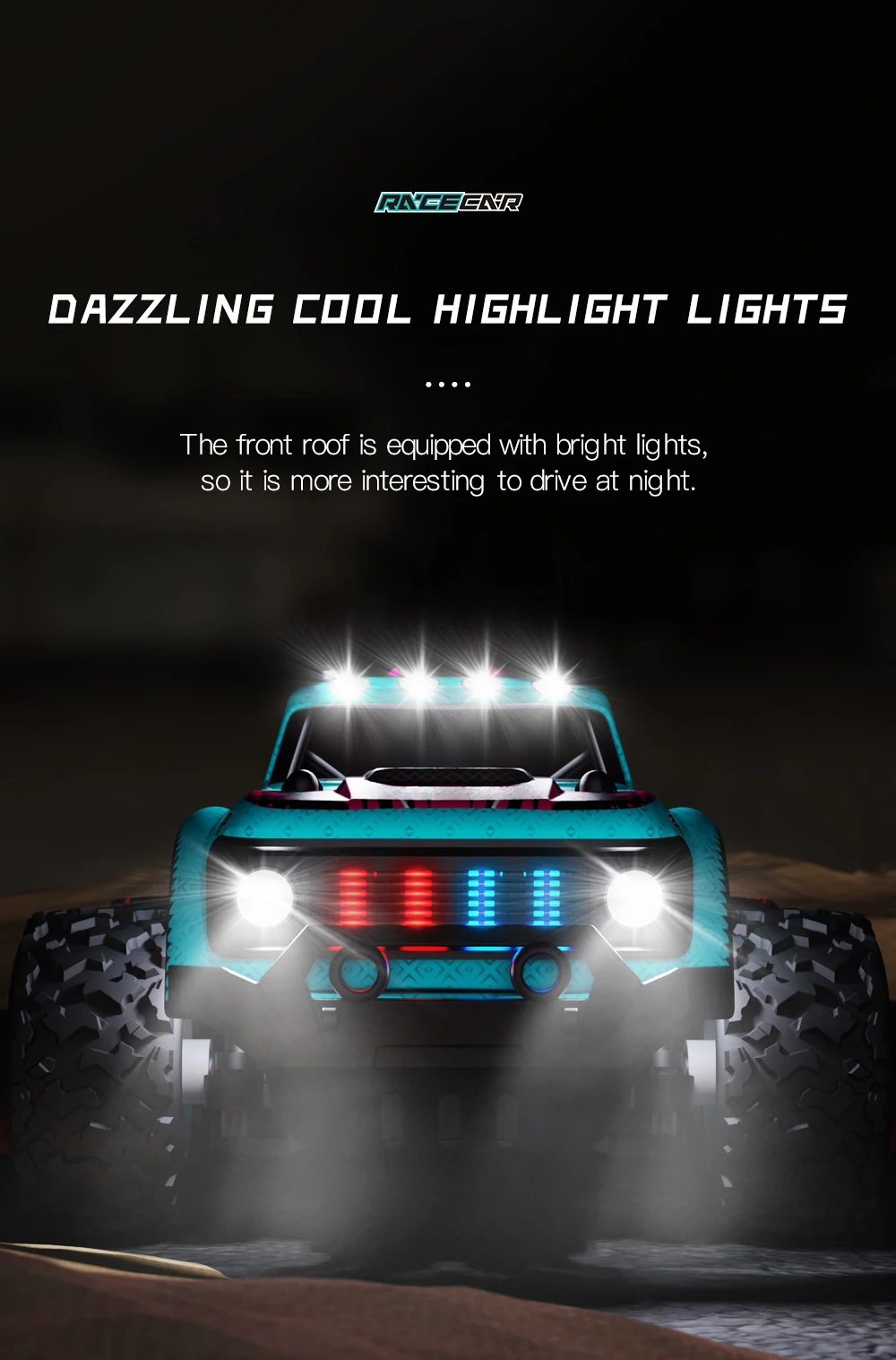 2.4G RC Off-Road Vehicle Climbling Cars with LED Lights Children's Toy High Speed Remote Control Racing Drift Car Boy Truck Toys