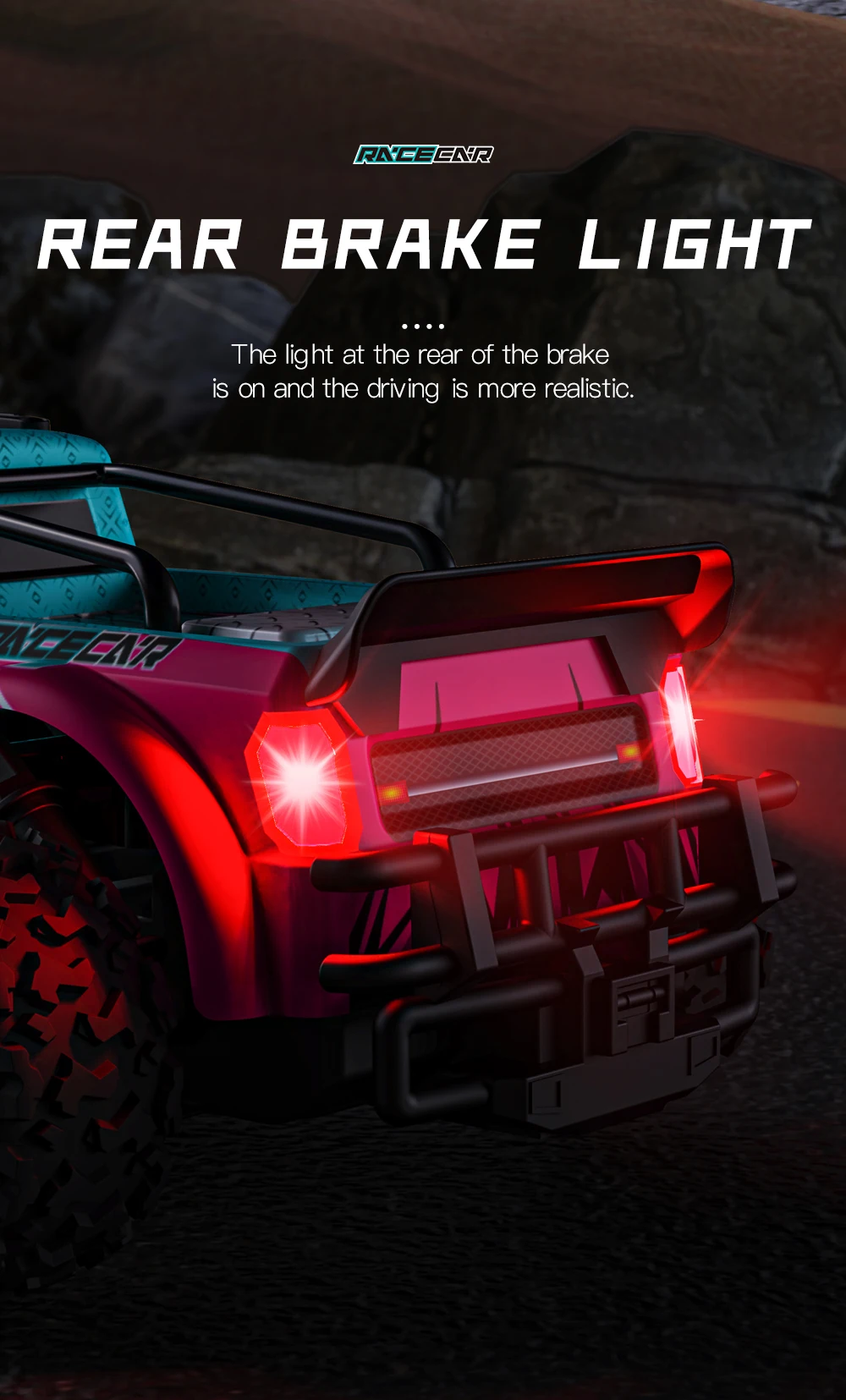 2.4G RC Off-Road Vehicle Climbling Cars with LED Lights Children's Toy High Speed Remote Control Racing Drift Car Boy Truck Toys