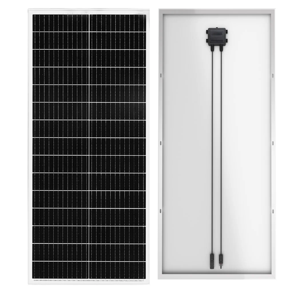 XINPUGUANG Rigid Solar Panel 18V 100W or 16.5V 100 W Glass Solar panel Battery charger for House RV car boat outdoor generation