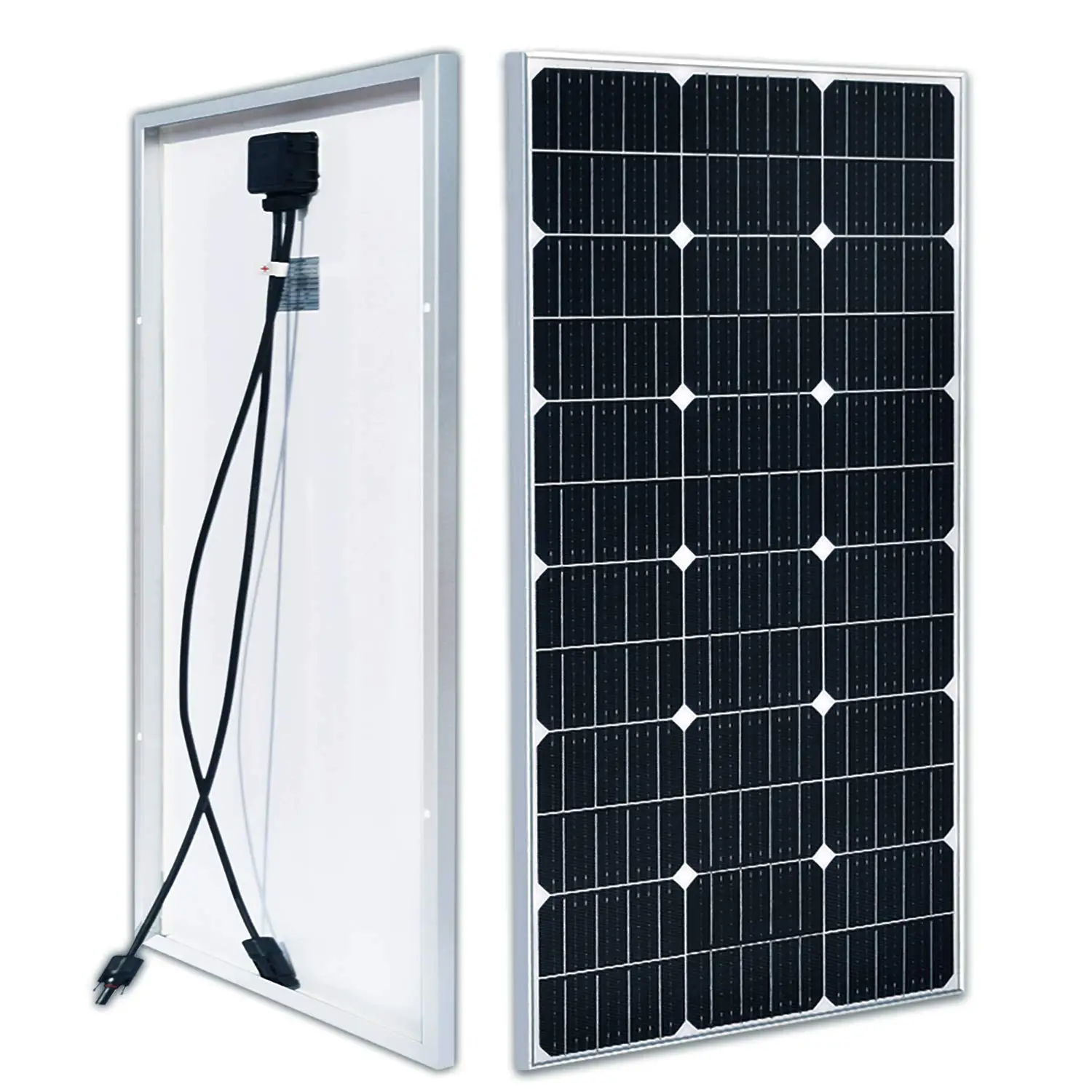 XINPUGUANG Rigid Solar Panel 18V 100W or 16.5V 100 W Glass Solar panel Battery charger for House RV car boat outdoor generation
