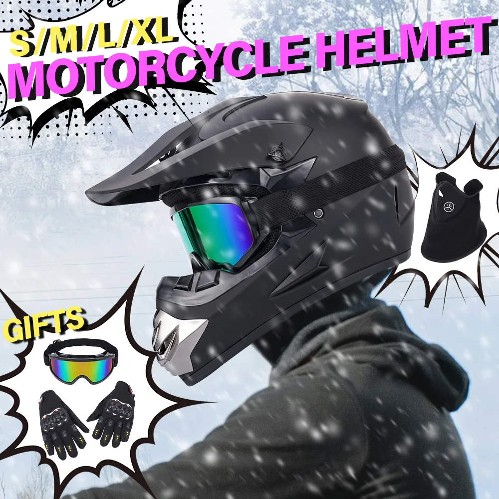 Motorcycle helmet Motorcycle Full Face Helmet Men Women Fashion with Dual Lens racing full face helmet motorcycles accessories