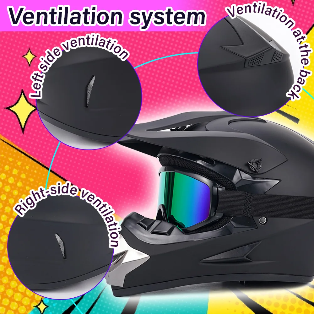 Motorcycle helmet Motorcycle Full Face Helmet Men Women Fashion with Dual Lens racing full face helmet motorcycles accessories
