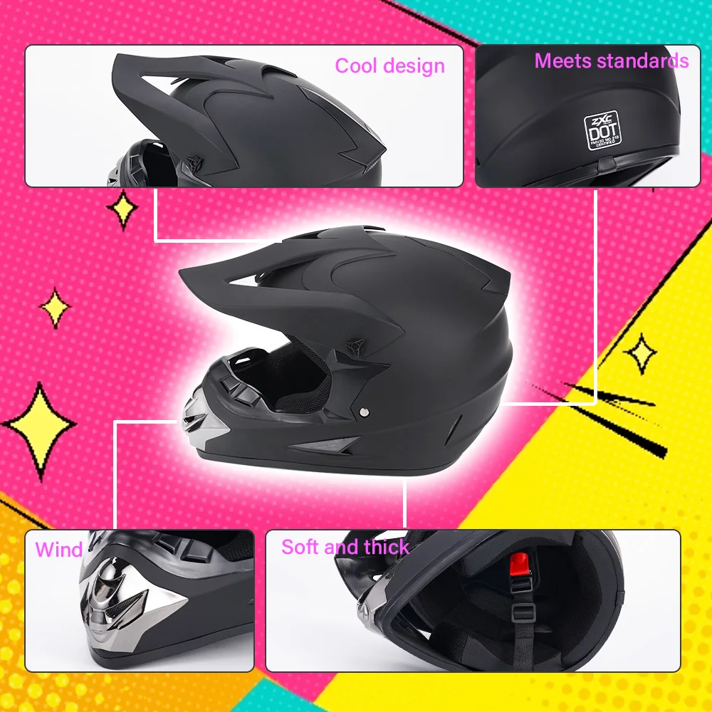 Motorcycle helmet Motorcycle Full Face Helmet Men Women Fashion with Dual Lens racing full face helmet motorcycles accessories