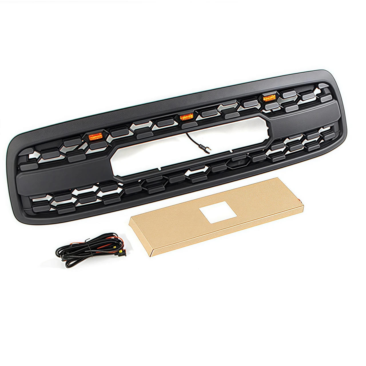 Front Grill Fit For 2000 2001 2002 Toyota Tundra TRD PRO Grill W/E Lights