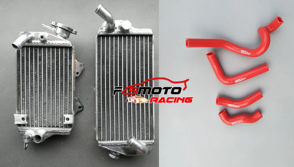 Aluminum Radiator + Silicone Hose For Kawasaki KLX650 KLX 650 1993-1996 1994 1995 93 94 95 96