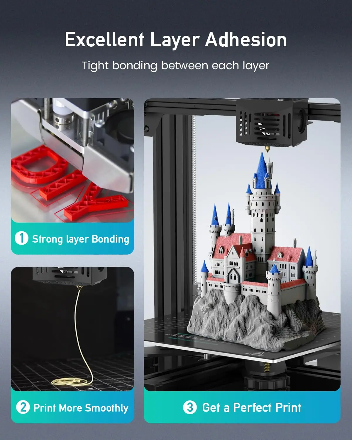 SUNLU 5KG PETG Clear Filament 1.75 ±0.02mm 1kg Spool (2.2lbs) High Toughness Neatly Wound Filament Fit Most FDM Printer