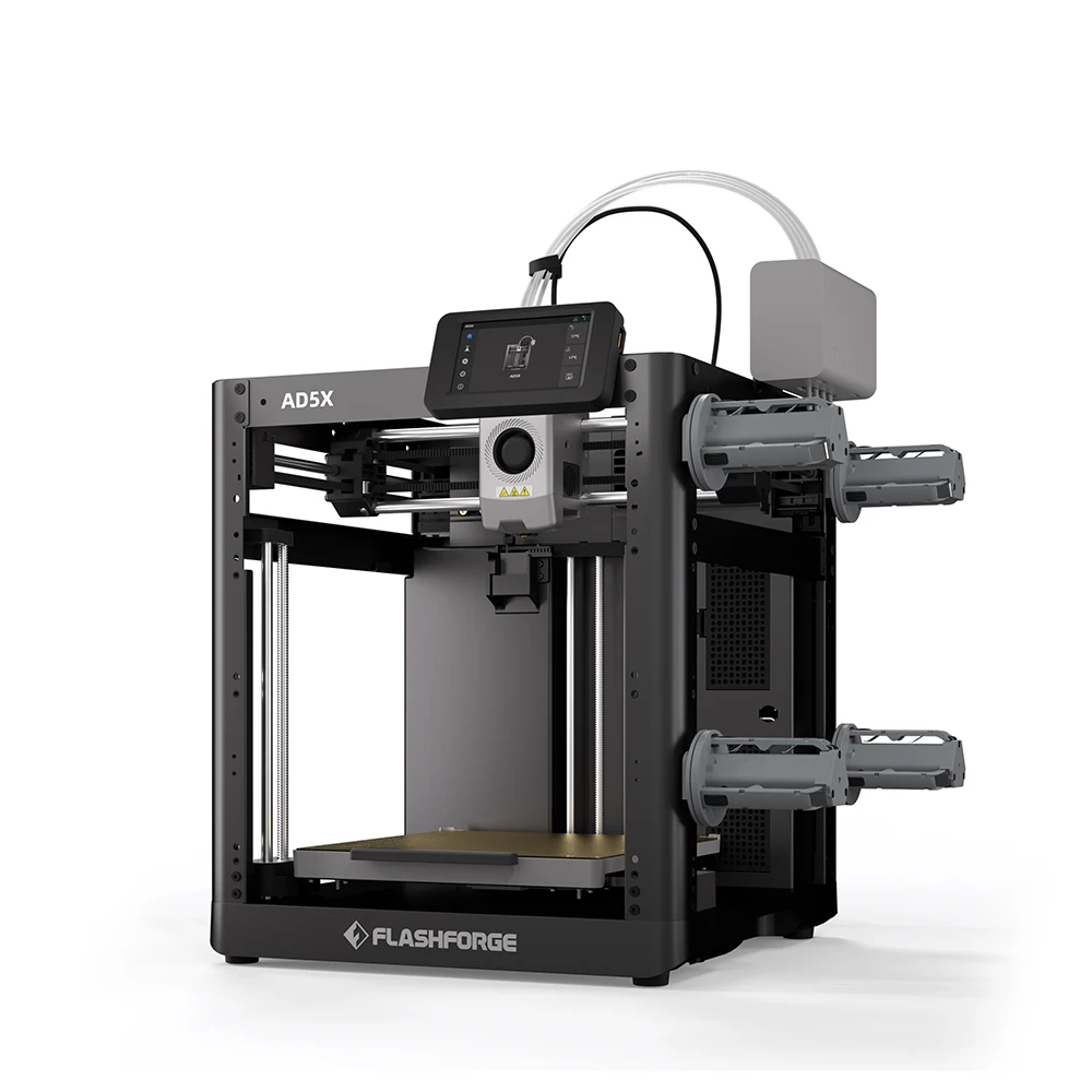 FLASHFORGE AD5X 3d Printer Multi-Color Printing Intelligent Filament System One-Click Auto Leveling Group Control