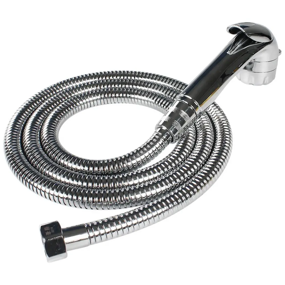 Outdoor Exterior Shower Box Kit Soft Metal Faucet Hose With Shower Head Quick Connect Adjustable Water Valve For RV Camper
