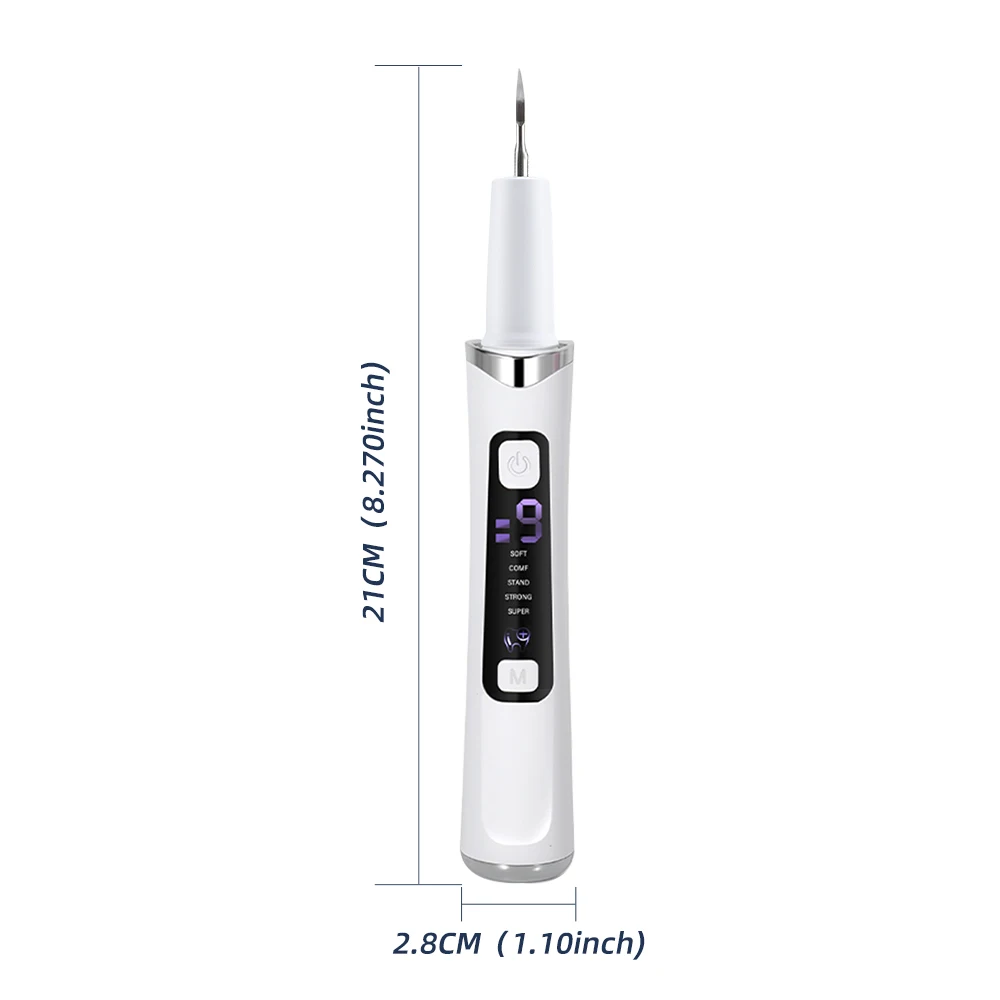 Portable Oral Irrigator Ultrasonic Calculus Remover Electric Teeth Whitening Dental Scaler Plaque Stains Tartar Home Oral Care
