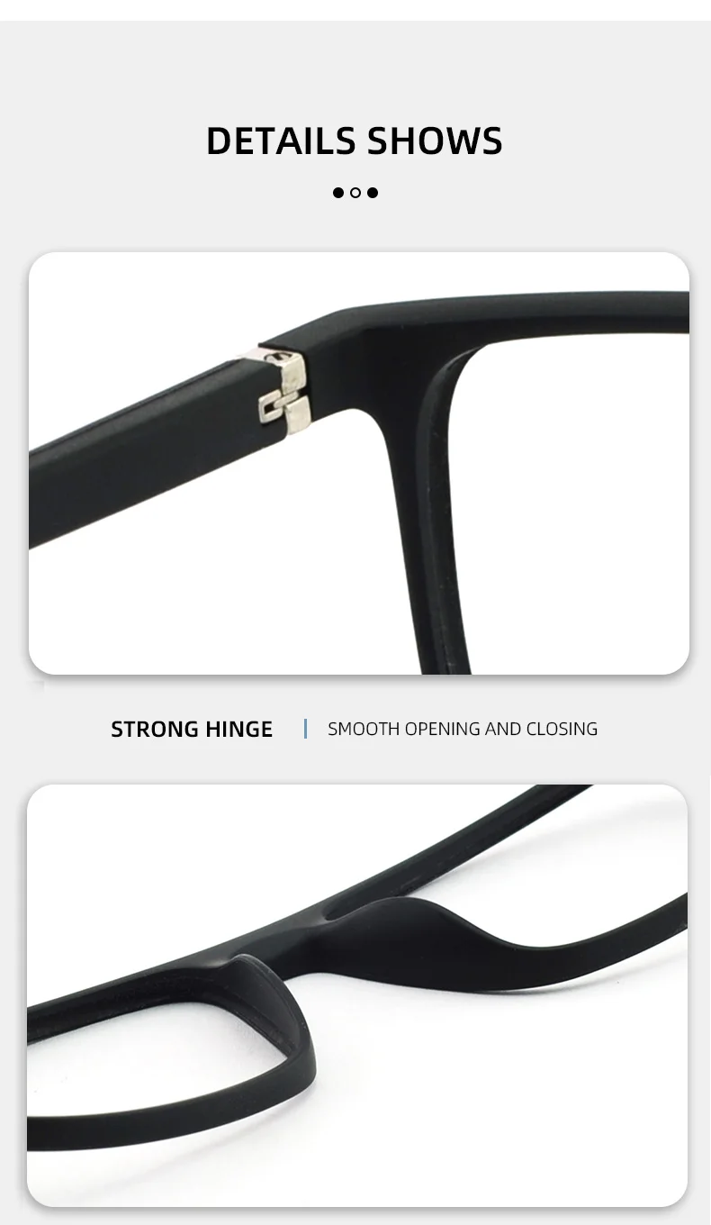 Prescription Glasses Men Blue Anti Light Glasses TR90 Black Computer Eyeglasses Frames For Men Myopia Fake Glasses Frame oculos