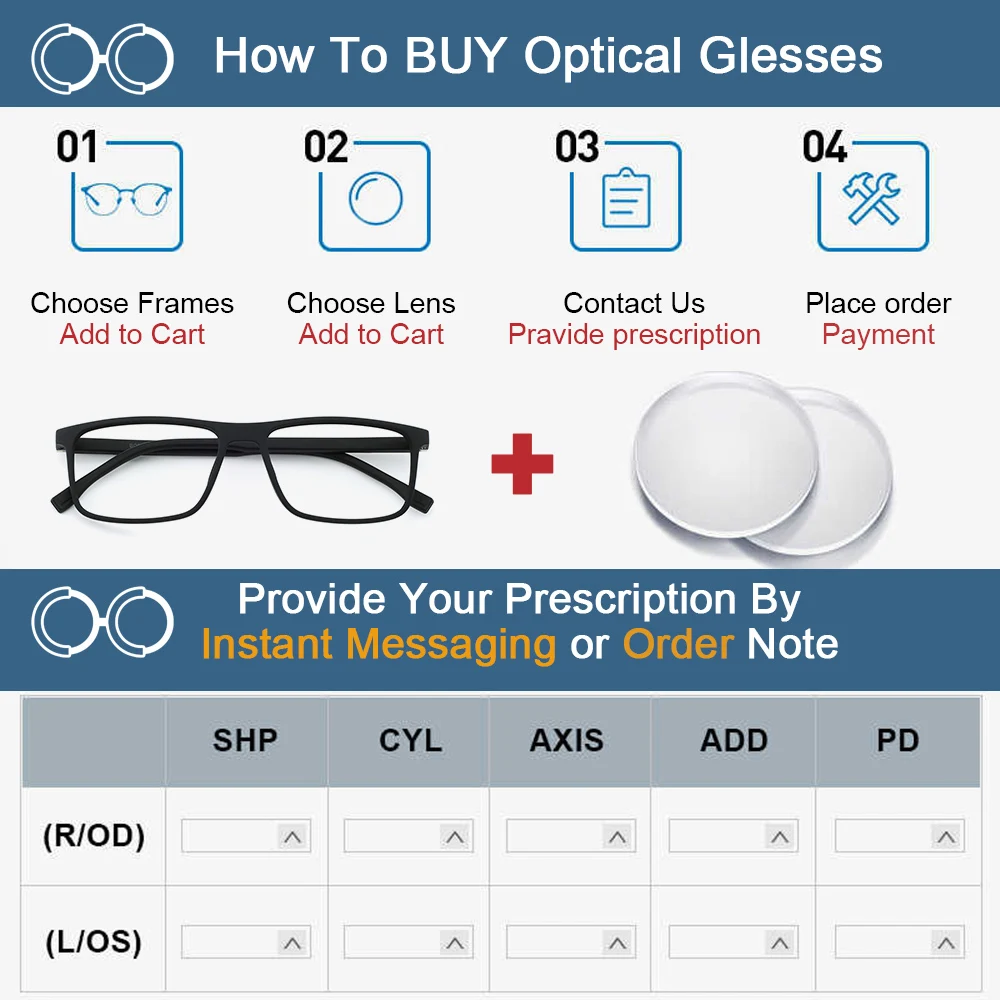 Prescription Glasses Men Blue Anti Light Glasses TR90 Black Computer Eyeglasses Frames For Men Myopia Fake Glasses Frame oculos