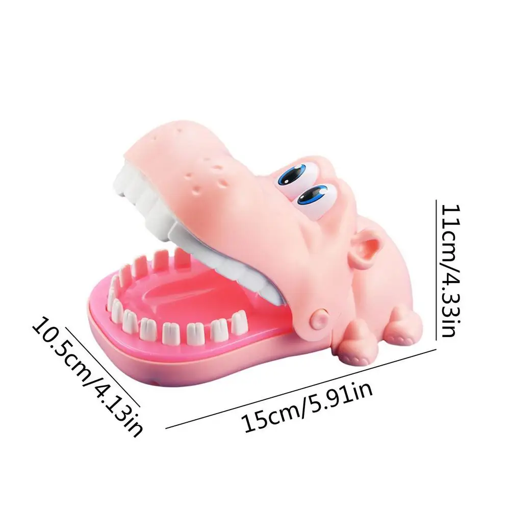 Biting Finger Hippo Toy Alligator Dentist Game Finger Teeth Toys For Kids Funny Teeth Games For Home School Supplies Christmas