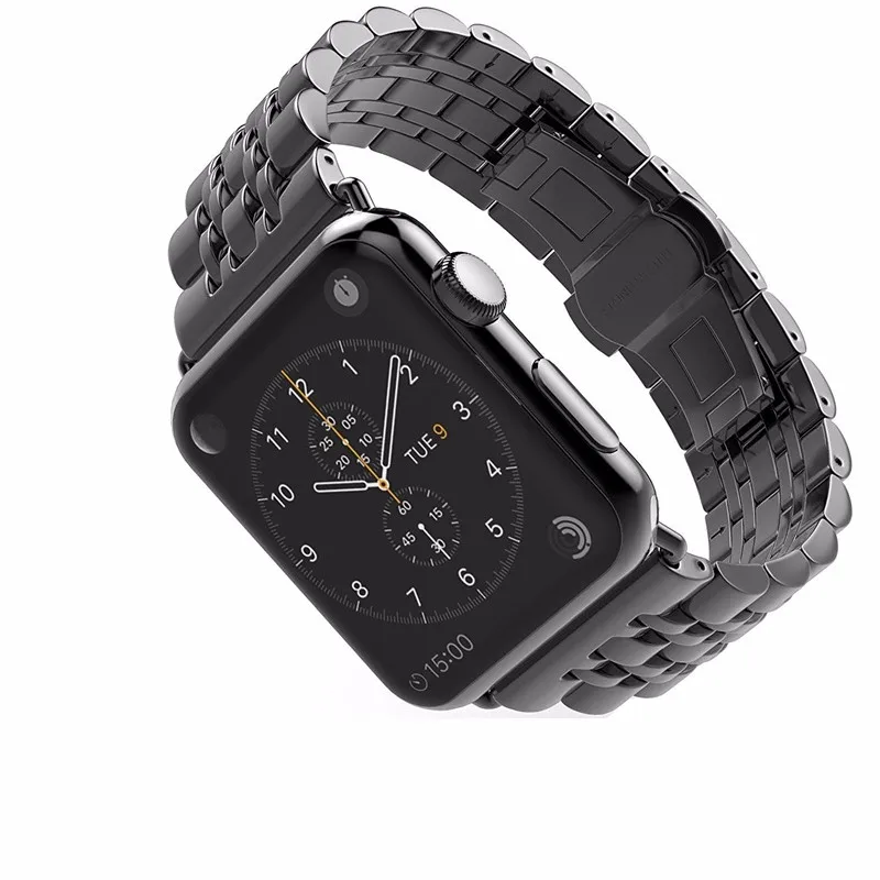 Strap For Apple Watch band 44mm 40mm 42mm/38mm 45mm 41mm smartwatch Stainless Steel watchband Bracelet iwatch series se 6 4 3 7