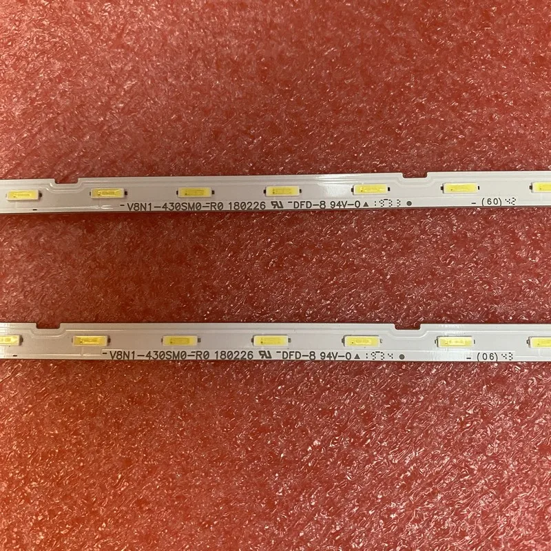 LED Strip For Samsung UE43RU7105K UE43NU7025 UE43NU7190U UE43NU7025K UE43RU7100 UE43RU7200 UE43NU7125K UE43RU7190U UE43NU7092U