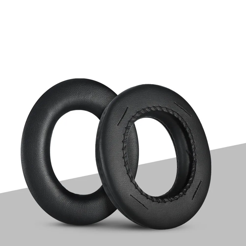 1Pair Ear Pads Headset Protein Leather Cushion Cover Earmuffs Replacement For Panasonic RP-HTX7 HTX7A HTX9 Headphone Accessories