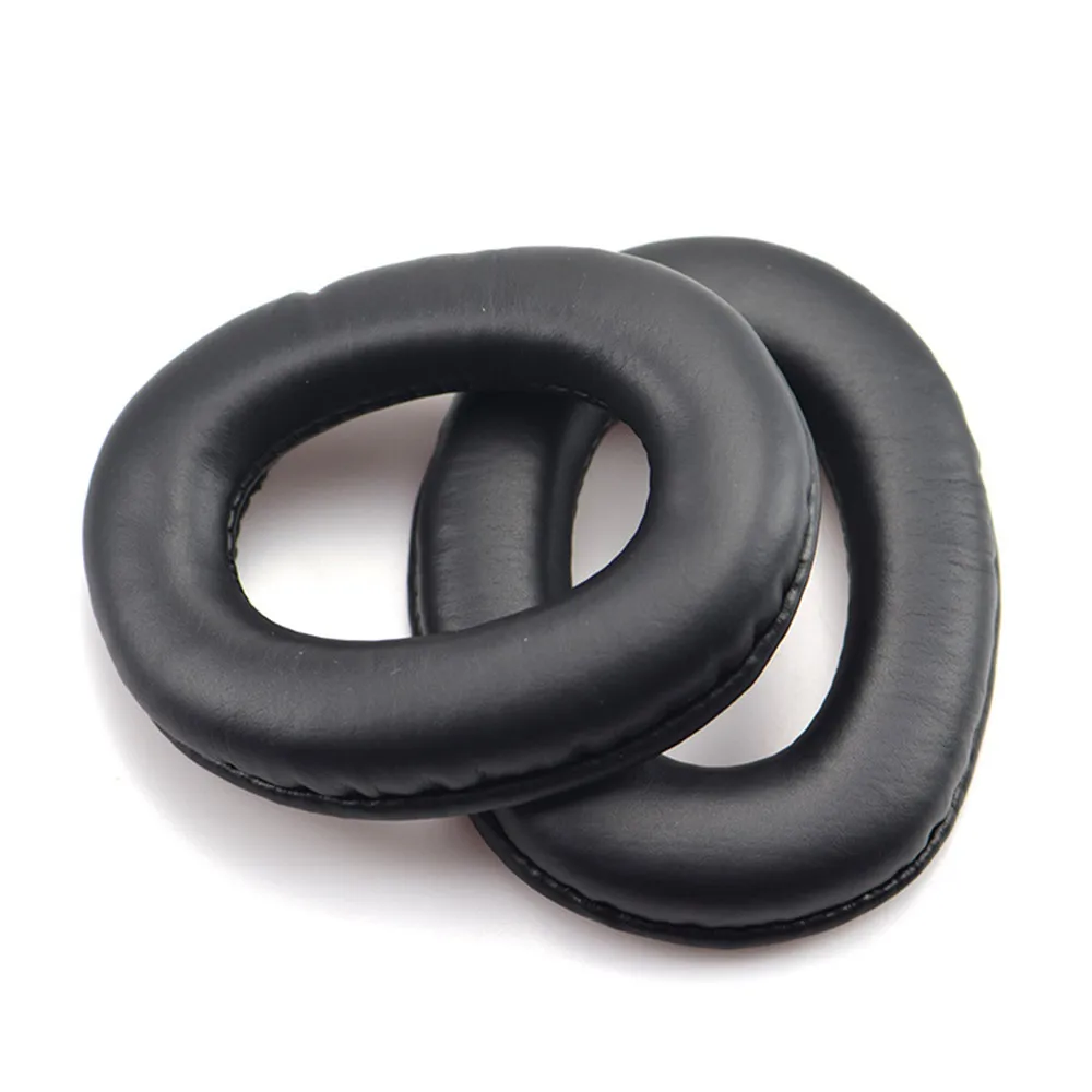 1Pair Ear Pads Headset Protein Leather Cushion Cover Earmuffs Replacement For Panasonic RP-HTX7 HTX7A HTX9 Headphone Accessories