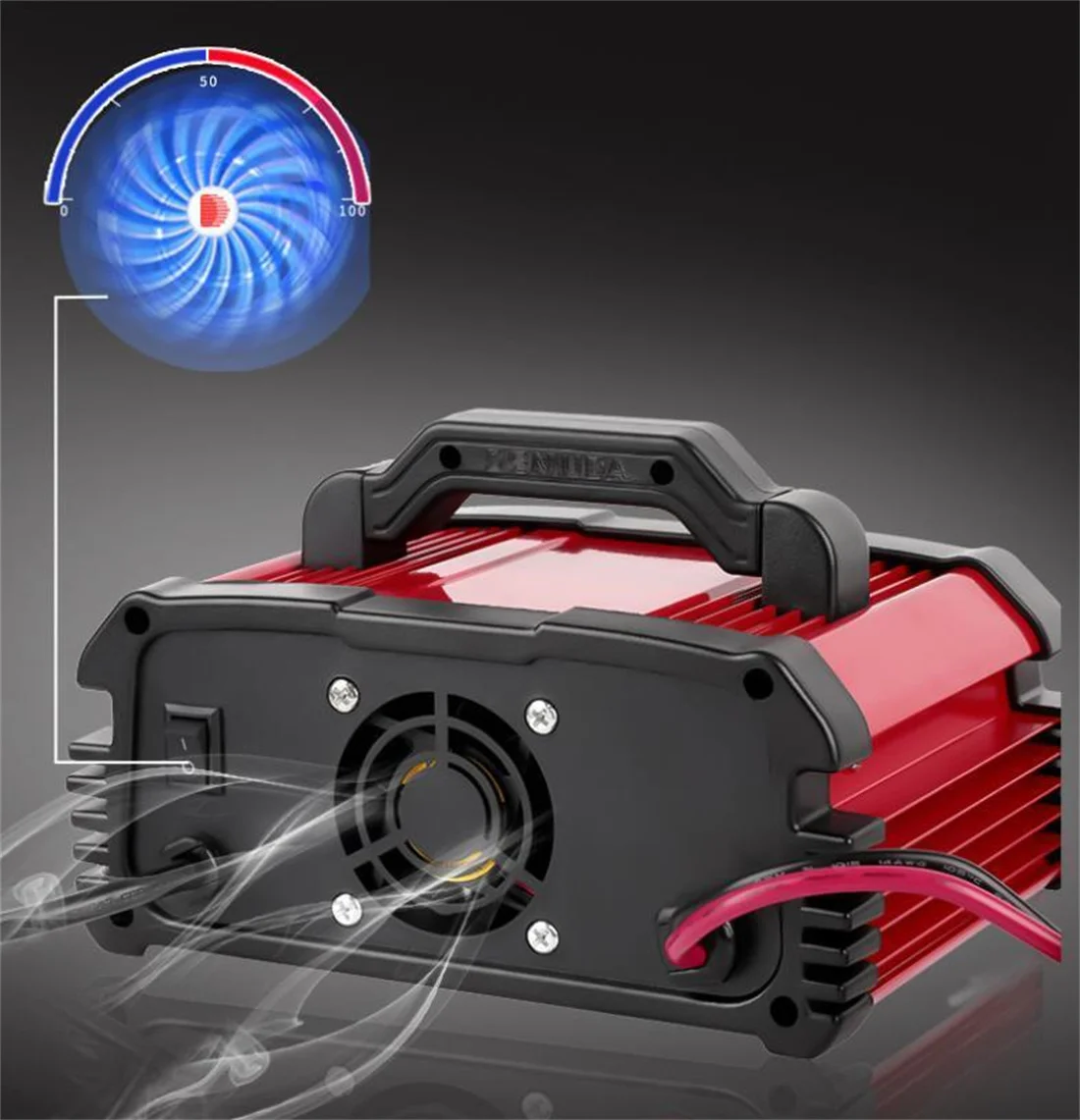 Car Lead-Acid Battery Charger 12/24V 25/10/5A Fully Automatic Smart Charging AGM GEL Circulation Diagnostic Testing Pulse Repair