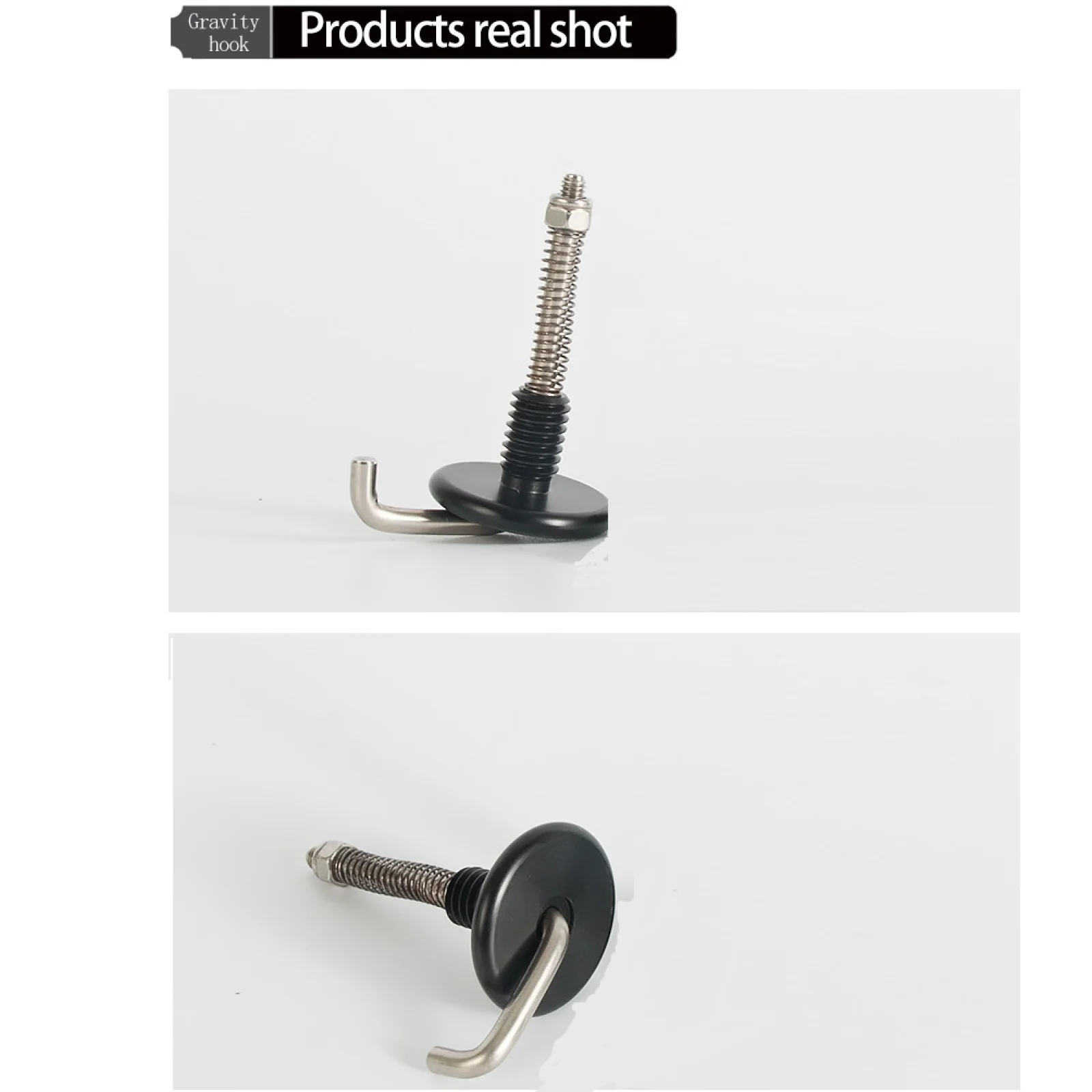 For Tripod Center Shaft 3/8 Screw Gravity Stabilized Weights Tripod Hook With Metal Spring Mount For Camera Tripod Accessories