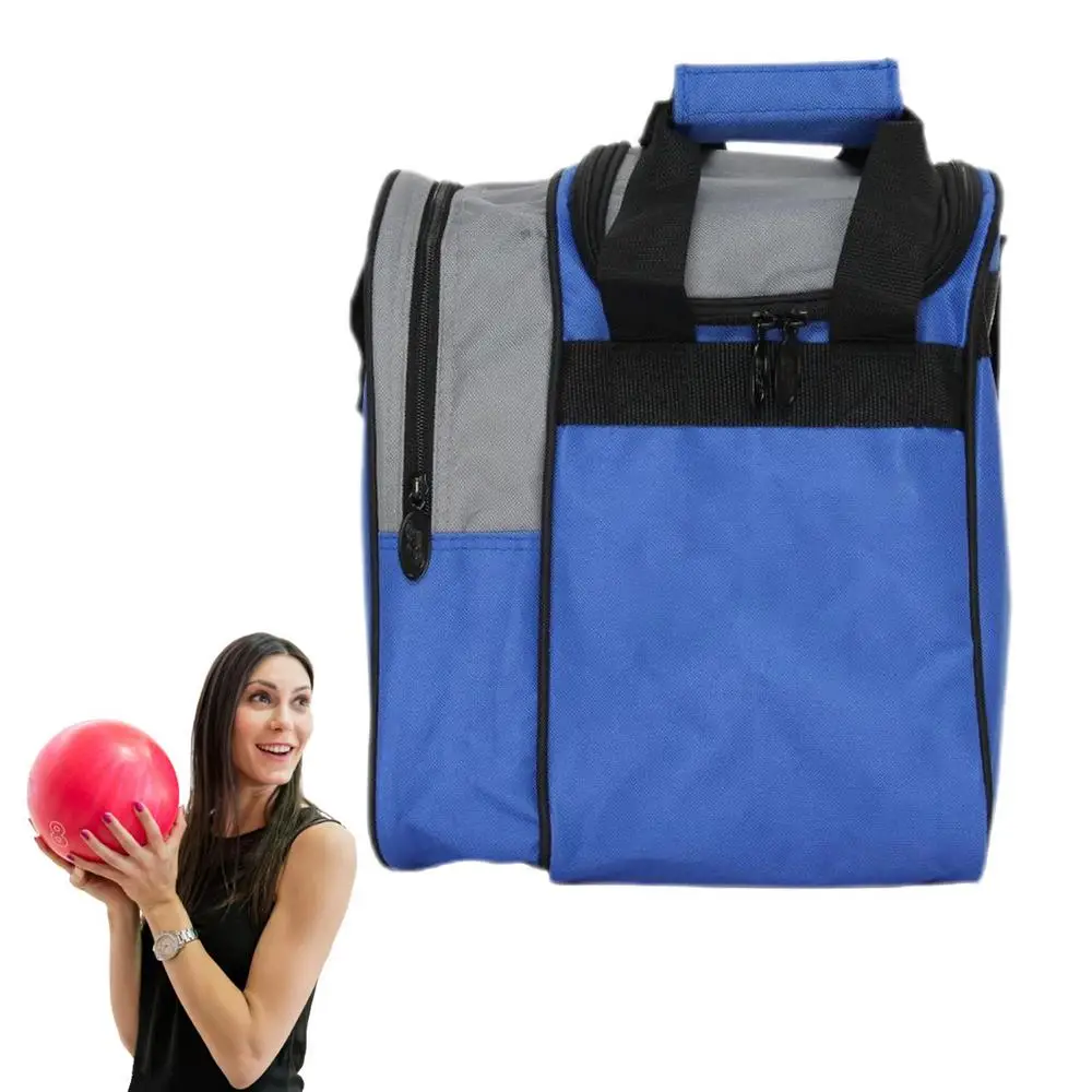 Bowling Ball Handbag, 10 Pin Bowling Shoes Towel Water Bottle Storage Bag, Professional Bowling 18L Large Capacity Carrying Bag