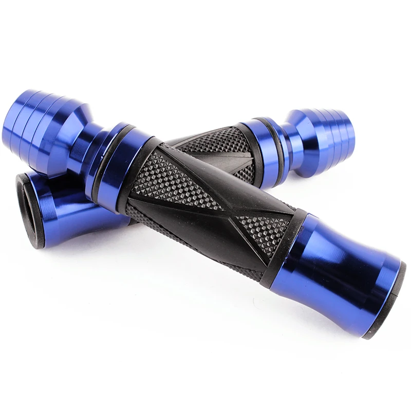 7/8" 22mm Motorcycle Throttle Hand Grips Aluminum Handle Bar End Cap Plug Grips for Kawasaki Honda Suzuki Benelli Yamaha Harley