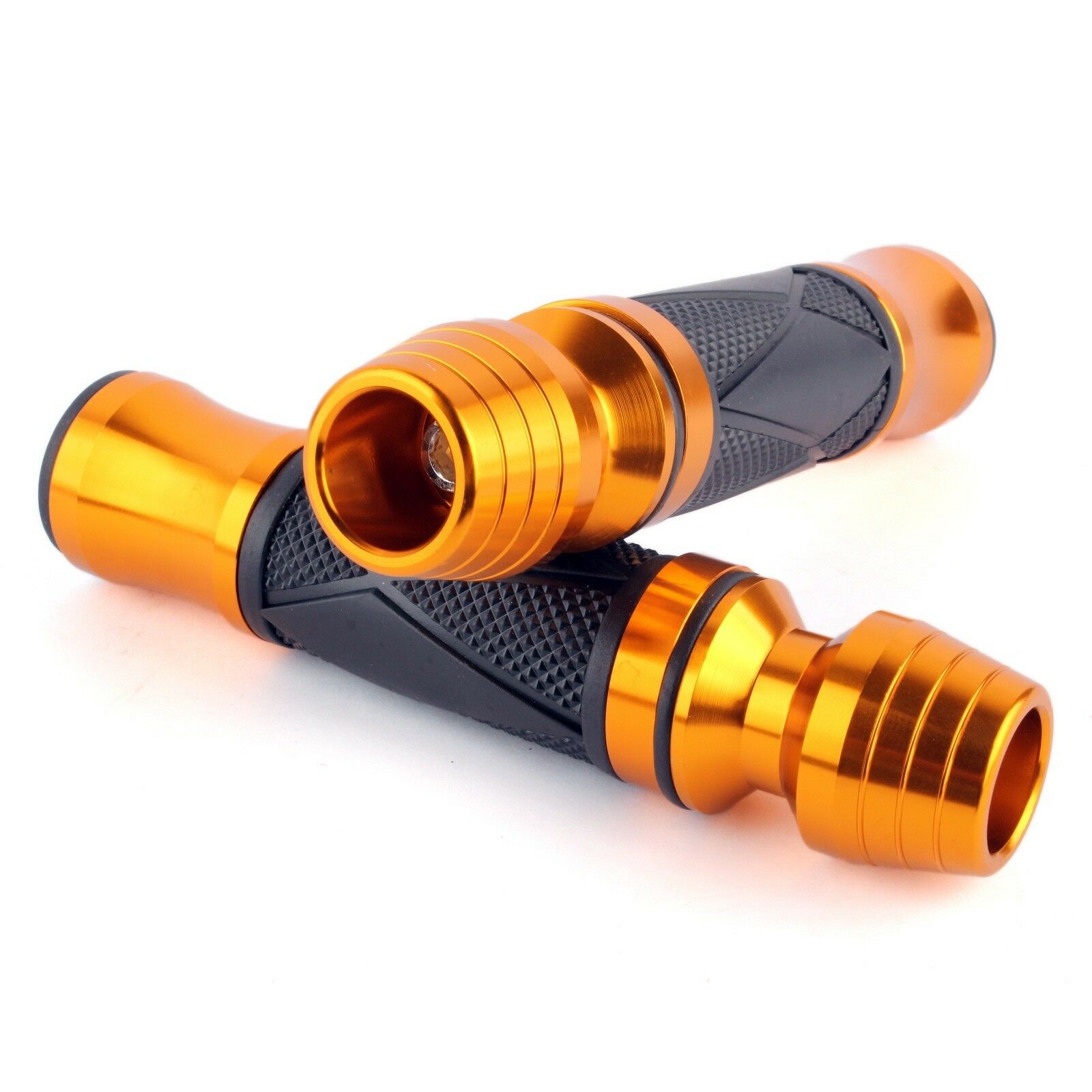 7/8" 22mm Motorcycle Throttle Hand Grips Aluminum Handle Bar End Cap Plug Grips for Kawasaki Honda Suzuki Benelli Yamaha Harley