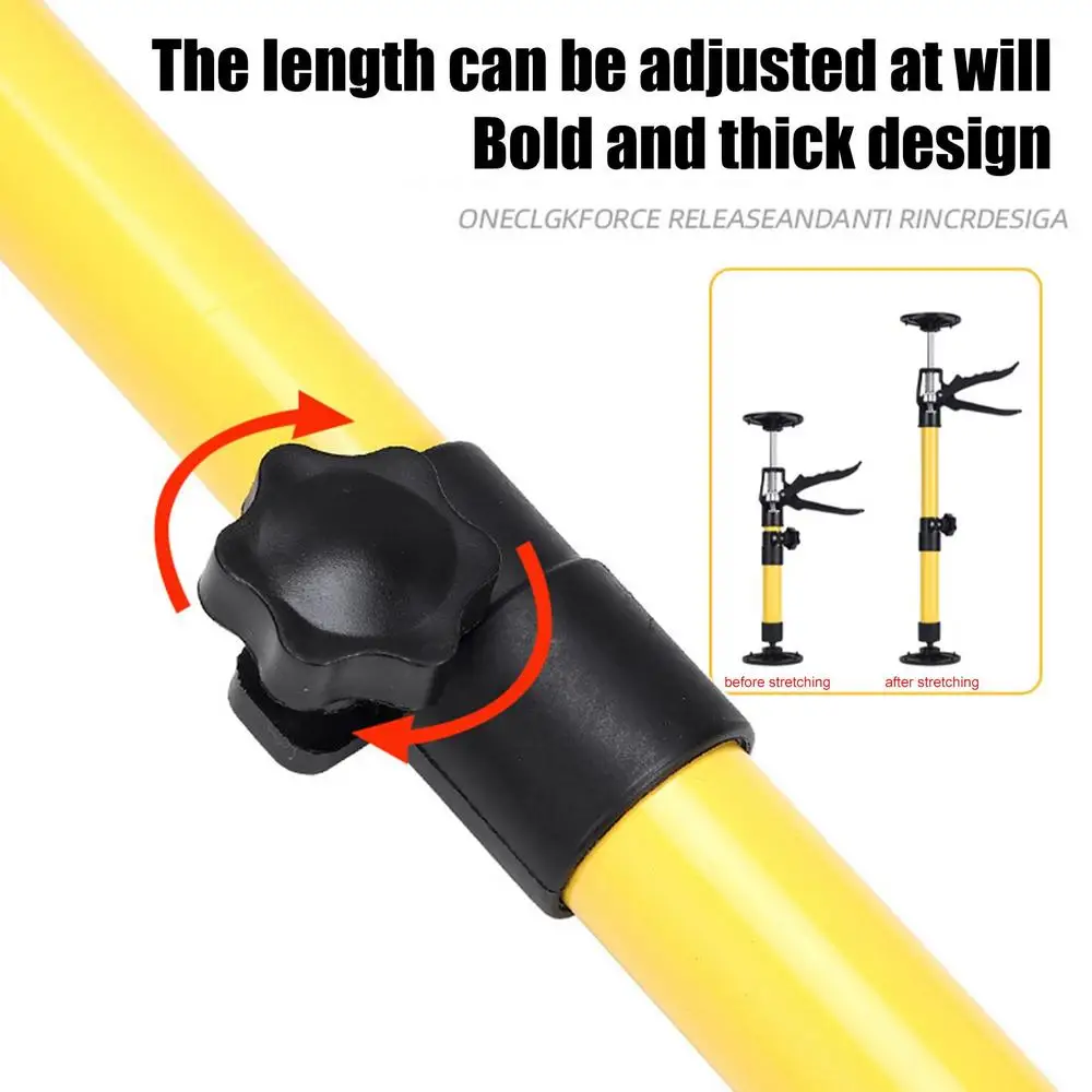 Woodworking Telescopic Support Rod Furniture Cabinets Installation Quick Support Pole Lifting Device Labor-Saving Arm Jack Tool