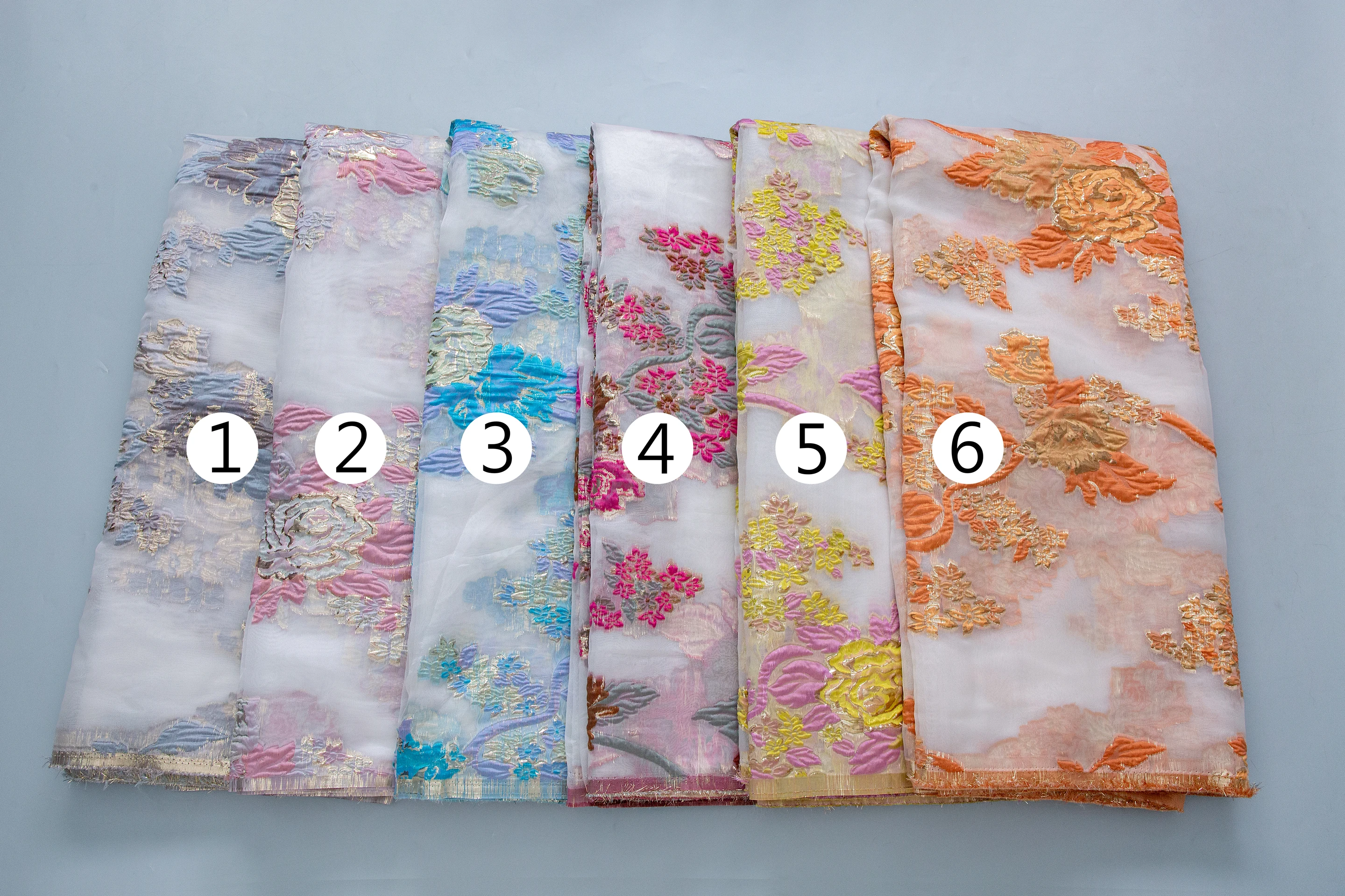 2025 French Brocade Lace Fabric 5 Yards Gilding African Lace Fabric High Quality Nigerian Bride Wedding Dress for Women A2100