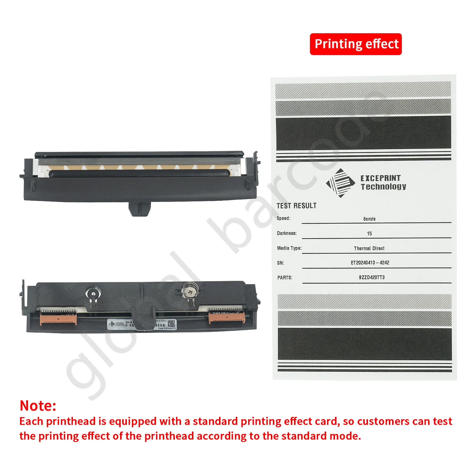 P1080383-227 Printhead for Zebra ZD420T ZD620T ZD621T Printer Head 300dpi